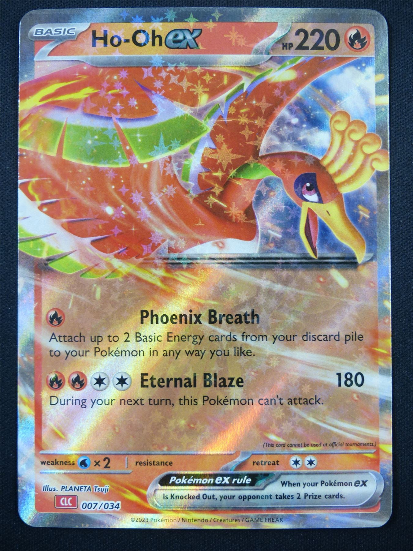 Ho-Oh EX 007/034 CLC Holo - Classic Pokemon Card #5O0
