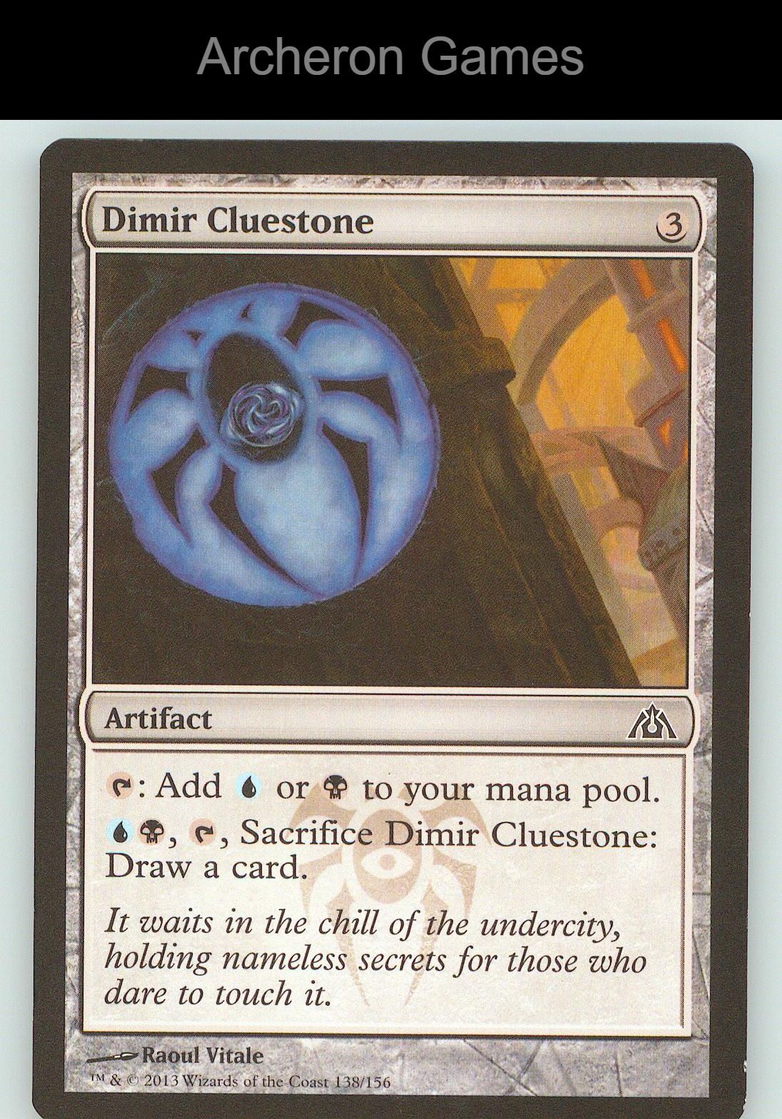 Dimir Cluestone DGM 138 C MTG Card NM/EX+