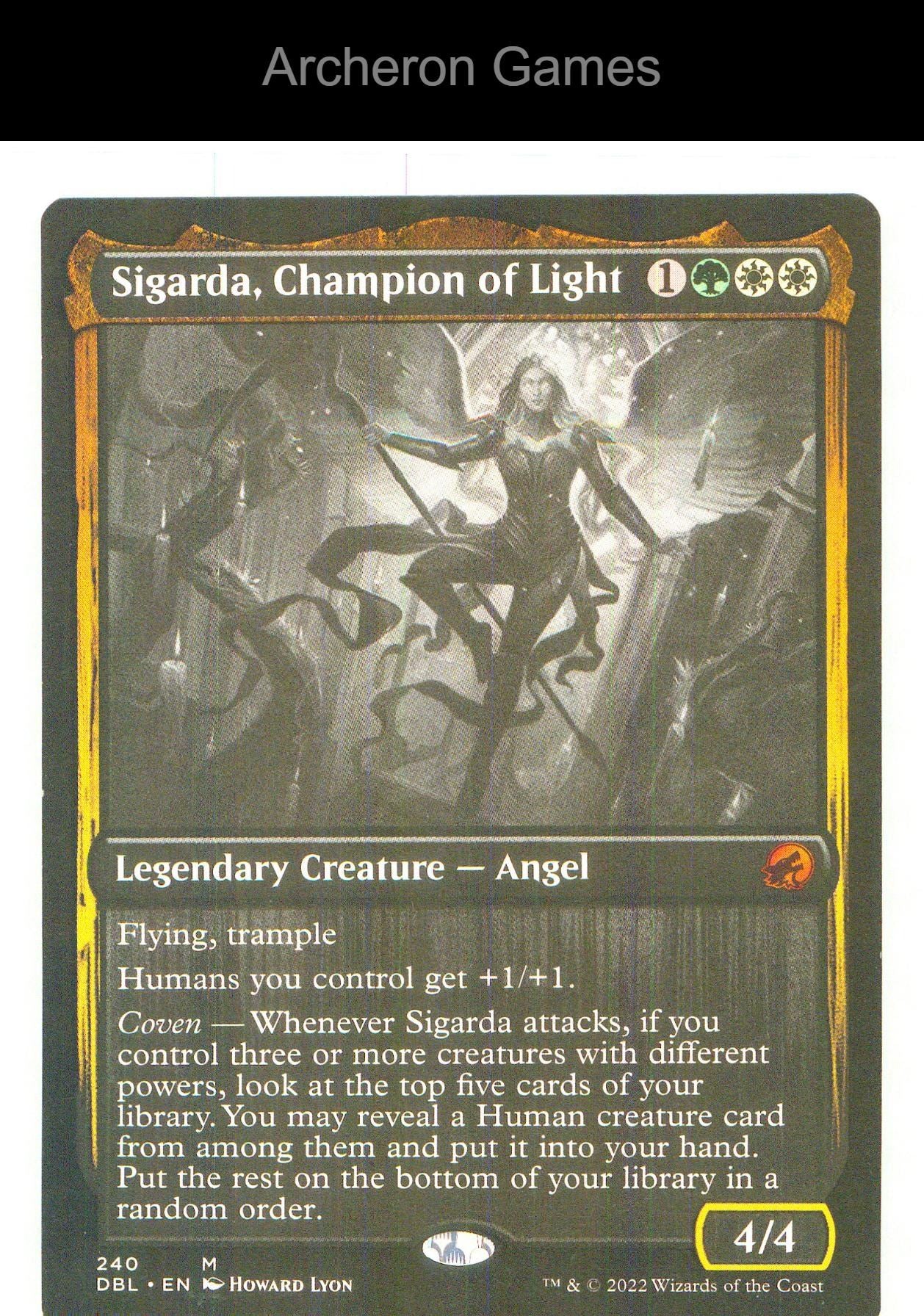 Sigarda, Champion of Light DBL 240 Mythic MTG Card NM/EX+