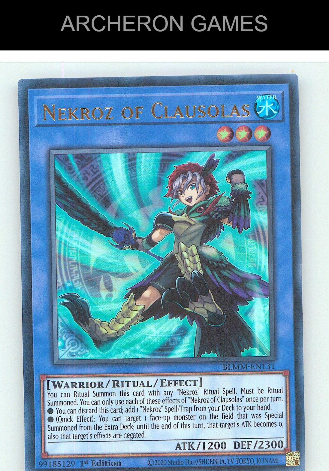 Nekroz of Clausolas Ultra Rare YUGIOH Card 1st Edition