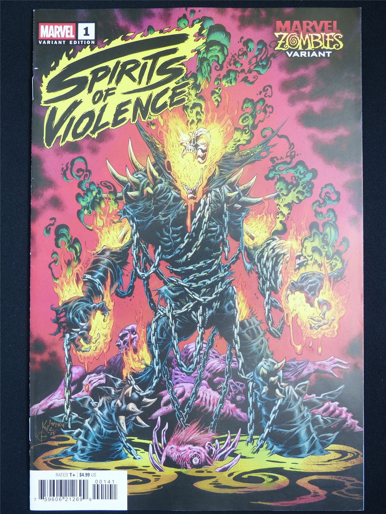 SPIRITS of Violence #1 Variant - Marvel Comic #5IX