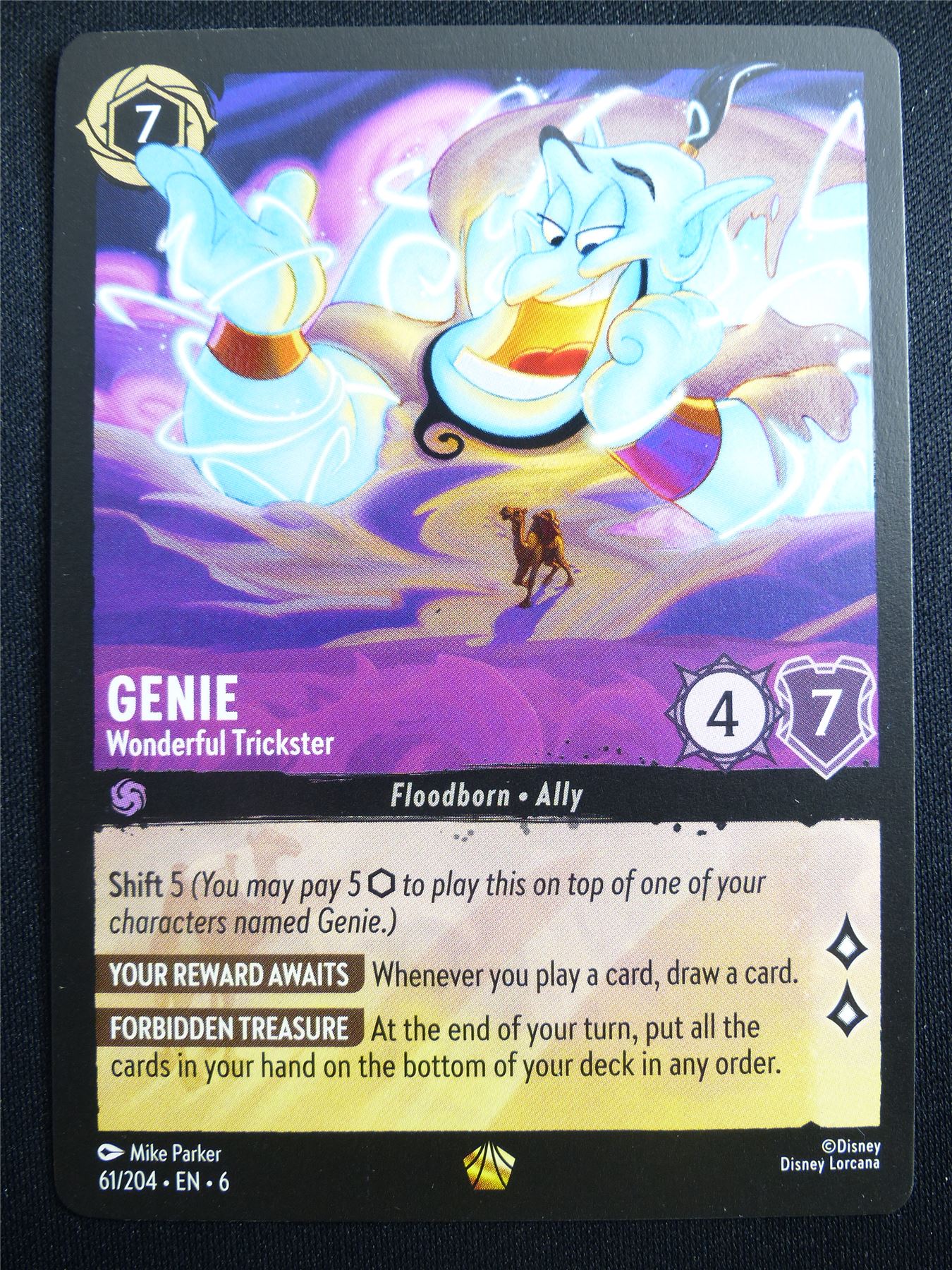 Genie Wonderful Trickster 61/204 - Lorcana Card #4FL