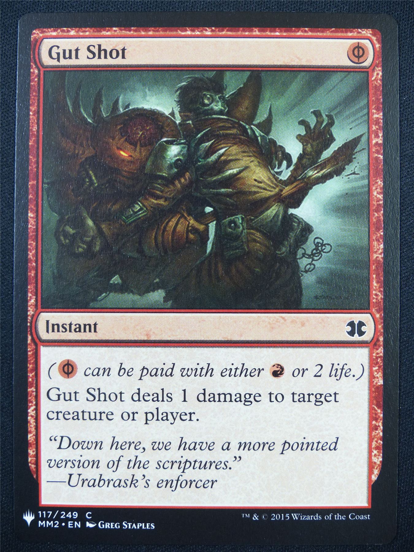 Gut Shot - MM2 - Mtg Card #5FB