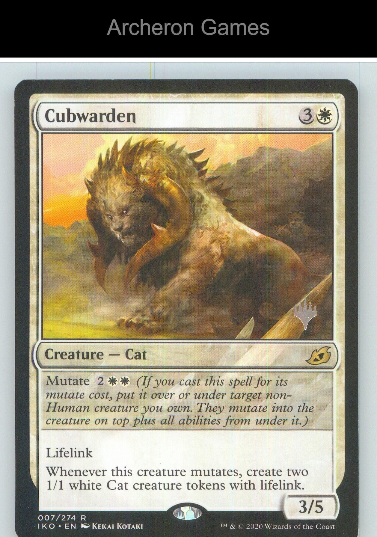 Cubwarden IKO 7 R MTG Card NM/EX+