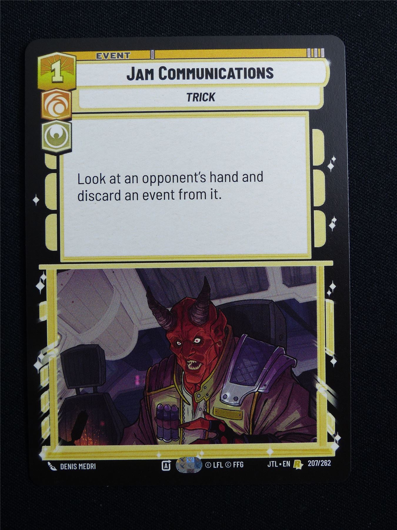 Jam Communications 207/262 - Star Wars Unlimited Card #15Q