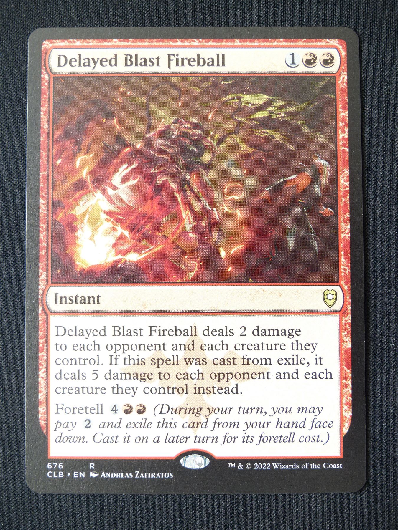 fireball mtg card Delayed Blast Fireball - CLB
