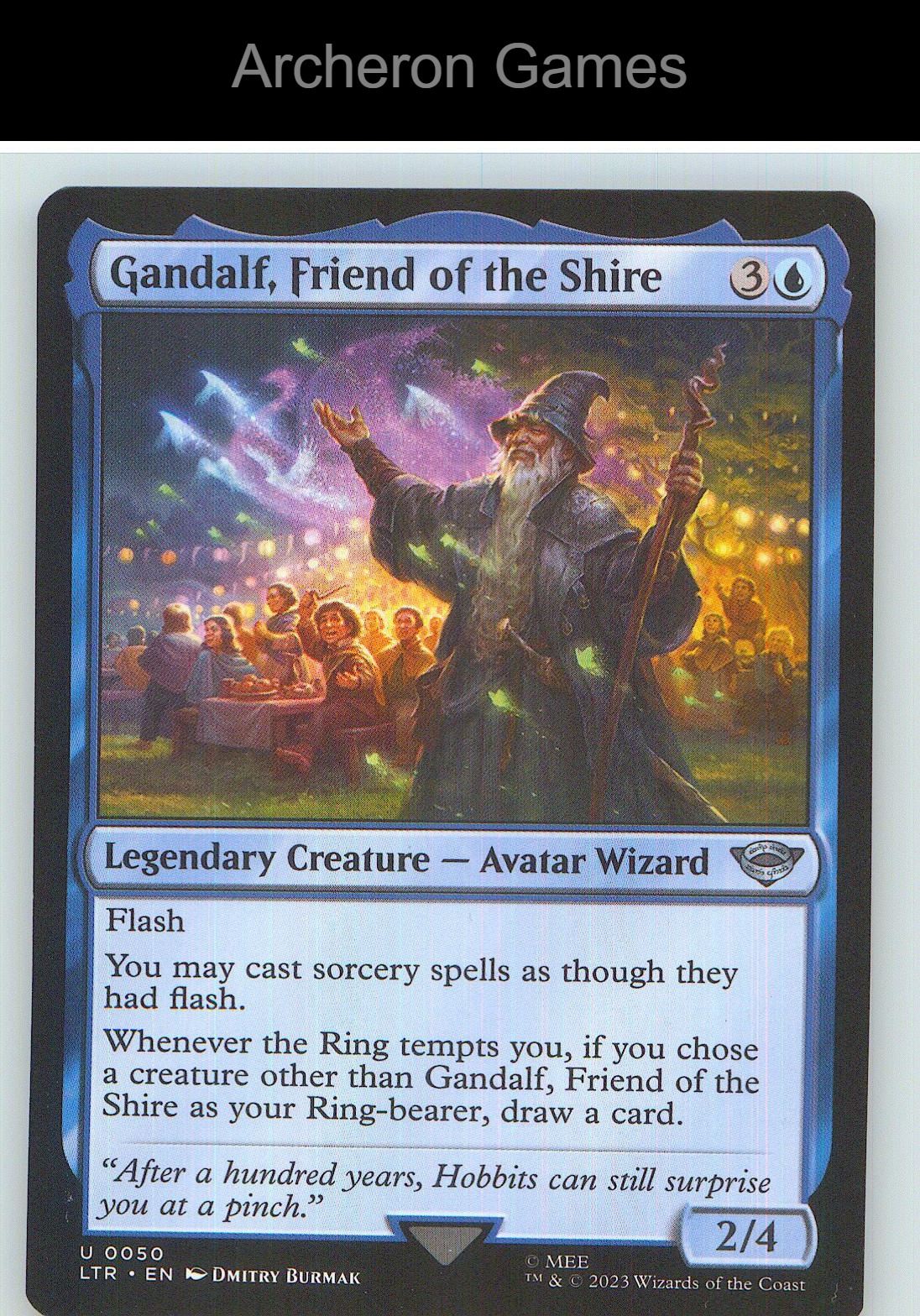 Gandalf, Friend of the Shire LTR 50 UC MTG Card NM/EX+