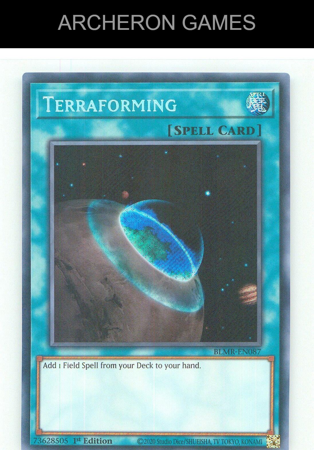 Terraforming SEC YUGIOH Card 1st Edition