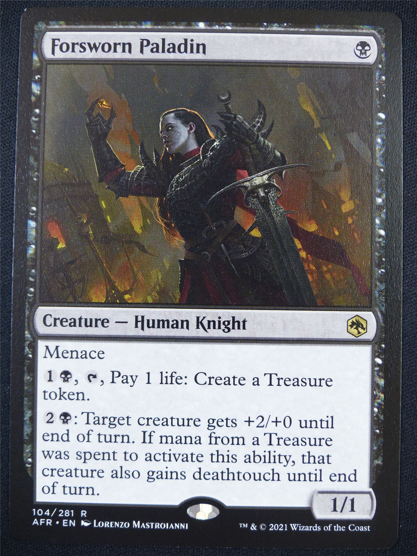 Forsworn Paladin - AFR - Mtg Card #5BE