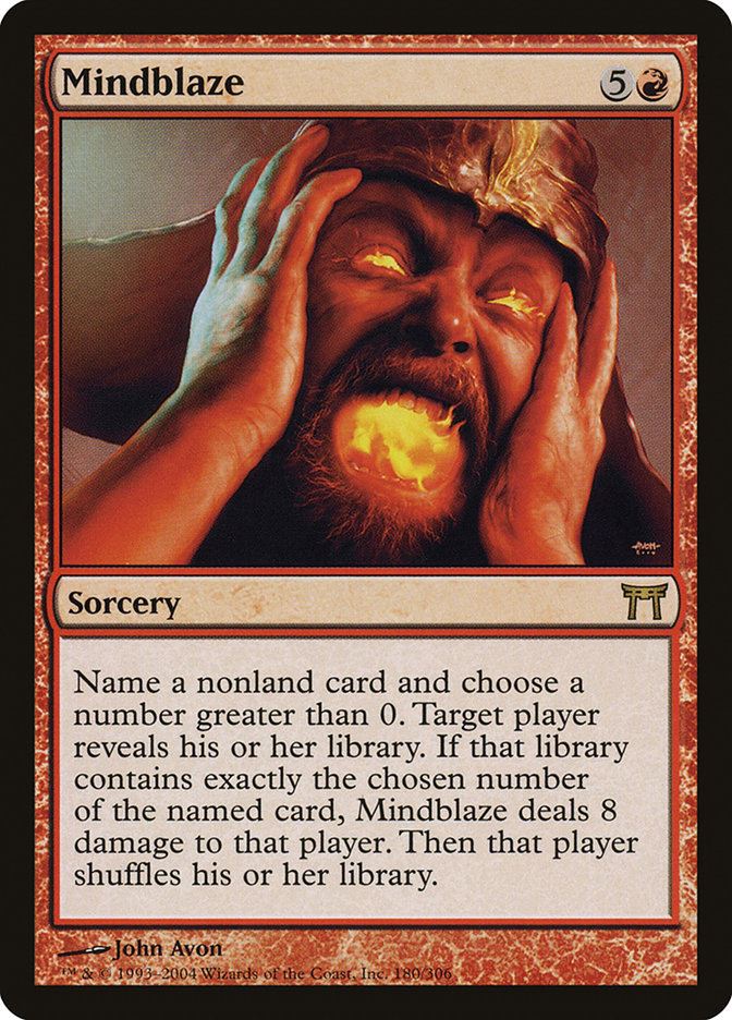 Mtg: CHK : Mindblaze -  - NM