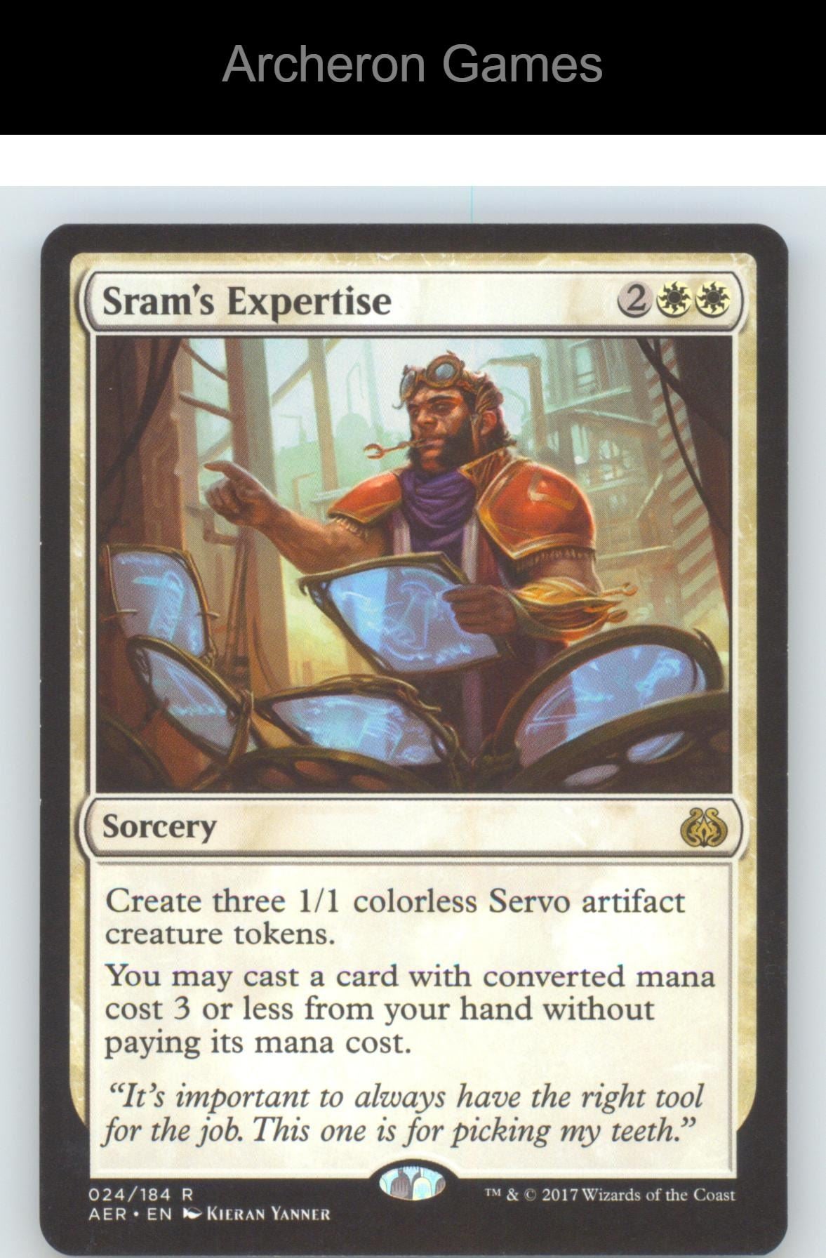 Sram's Expertise AER 24 R MTG Card Aether Revolt