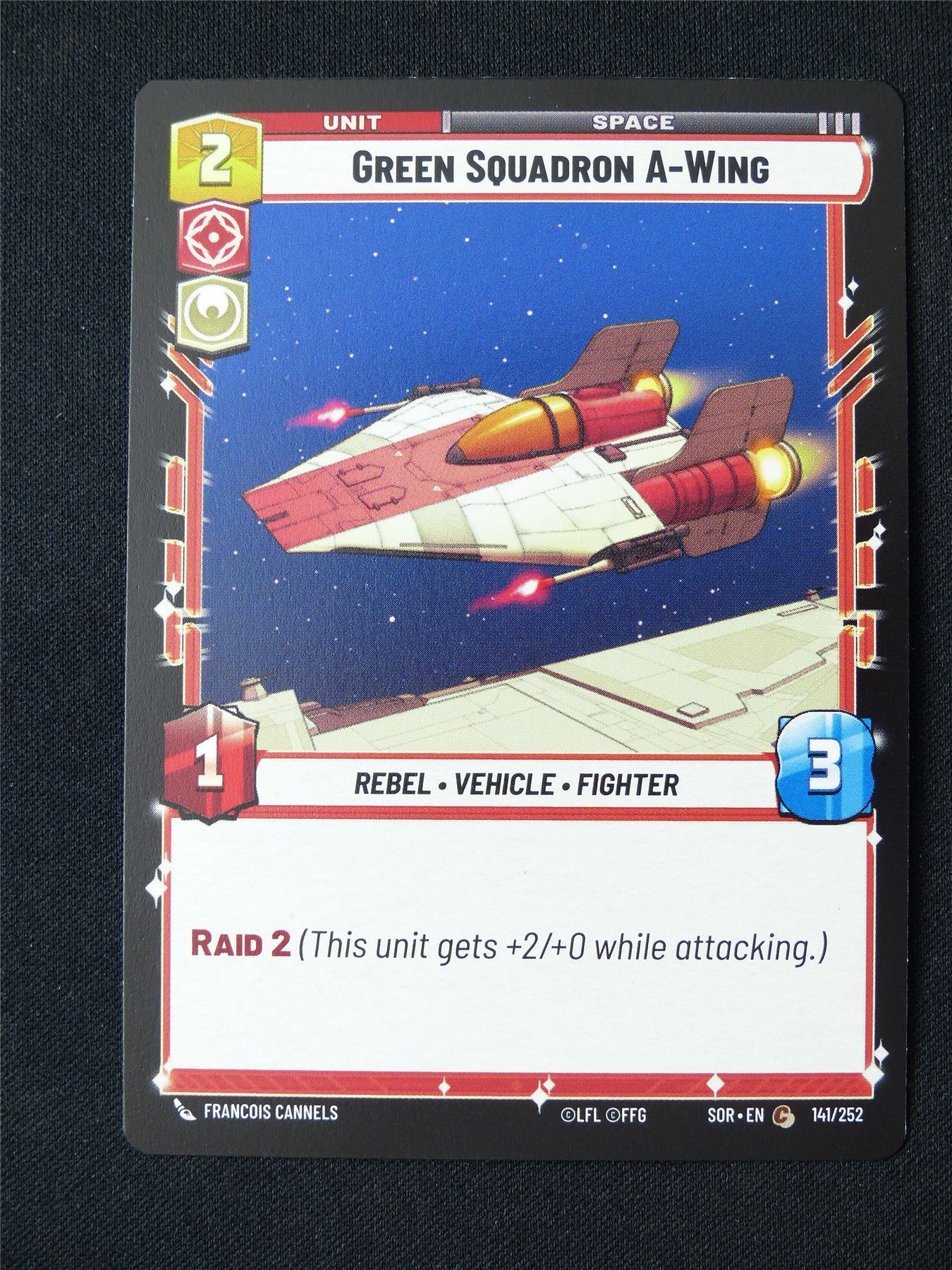 Green Squadron A-Wing 141/252 - Star Wars Unlimited Card #23L