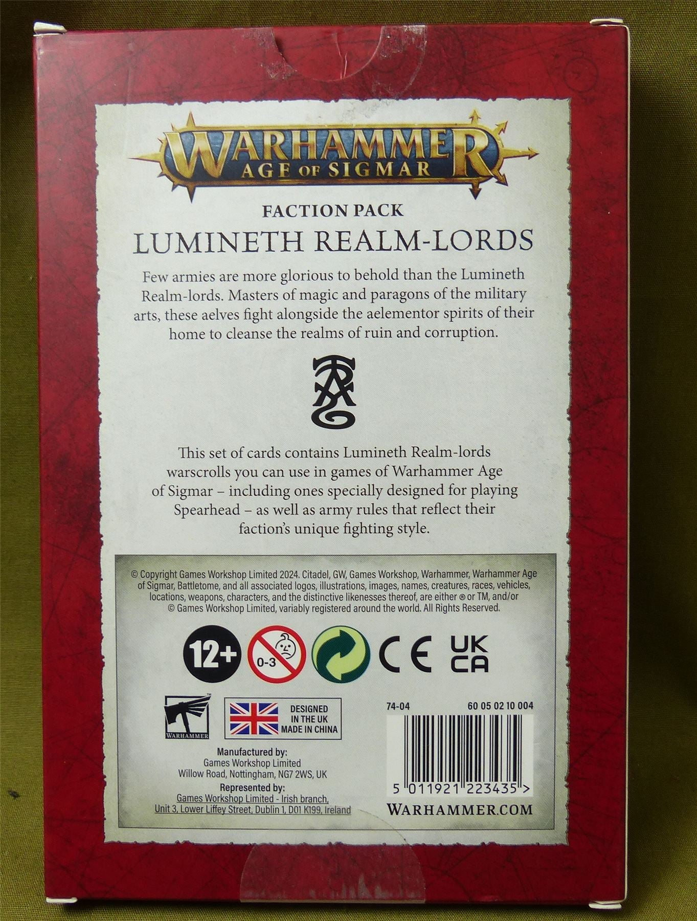 Lumineth Realm-Lords Faction Pack - Warhammer AoS #D4