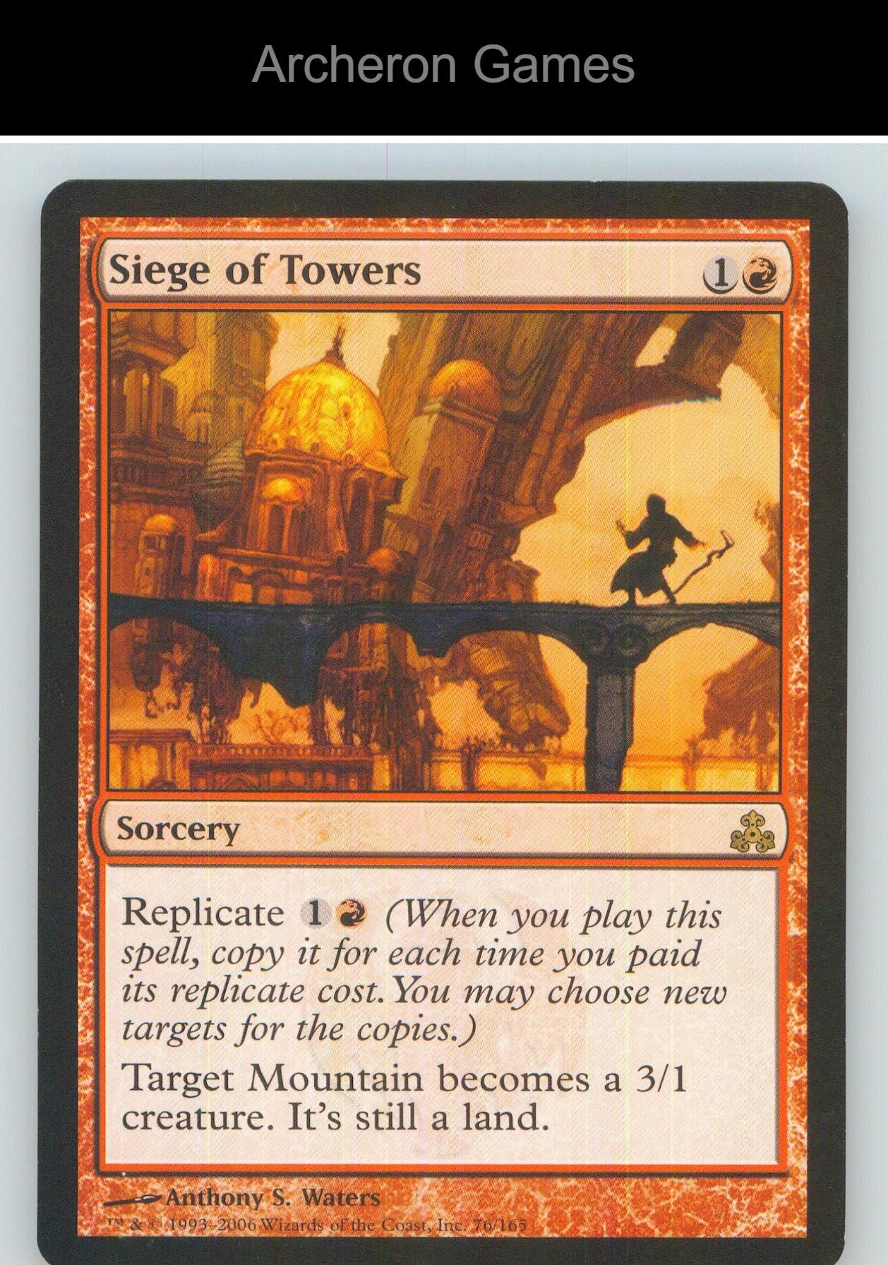 Siege of Towers GPT 76 R MTG Card NM/EX+