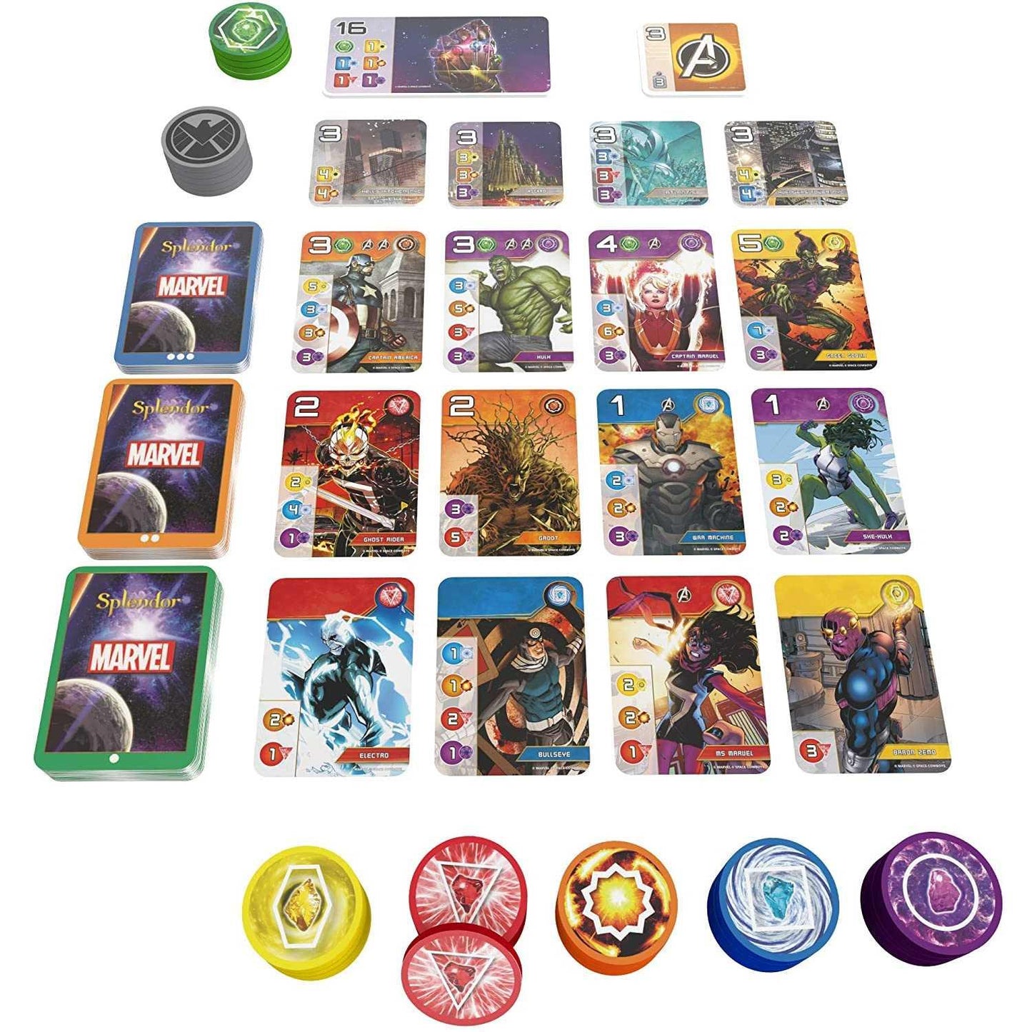 Splendor: Marvel Edition Board Game