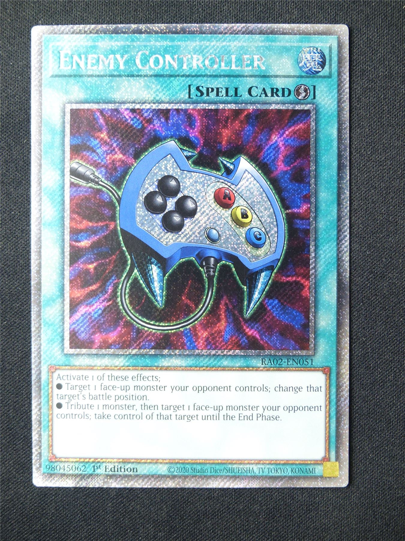 Enemy Controller RA02 Platinum Secret Rare - 1st ed Yugioh Card #5GT