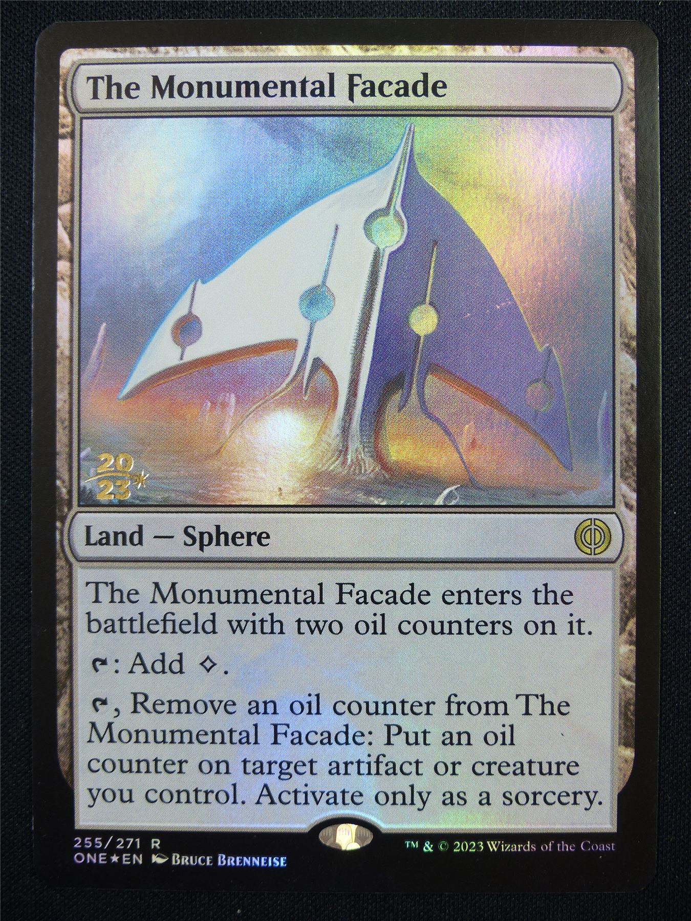 The Monumental Fa�ade Pre-Release Promo Foil - ONE - Mtg Card #15G