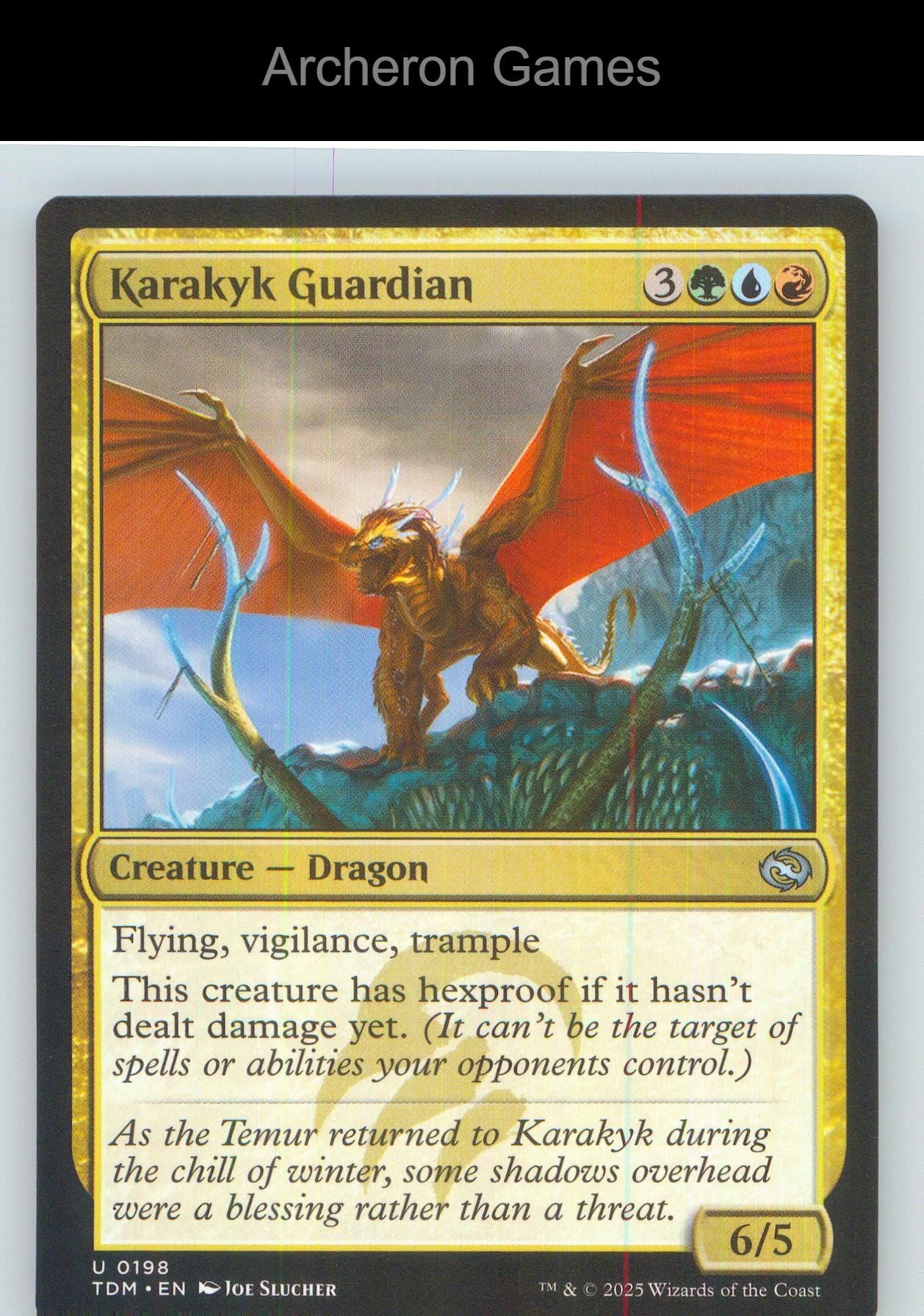 Karakyk Guardian TDM 198 UC MTG Card NM/EX+
