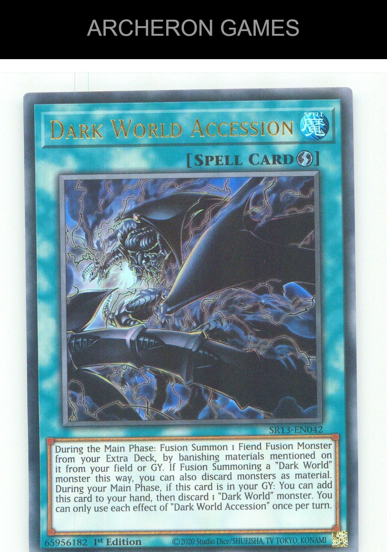 Dark World Accession UR YUGIOH Card 1st Edition