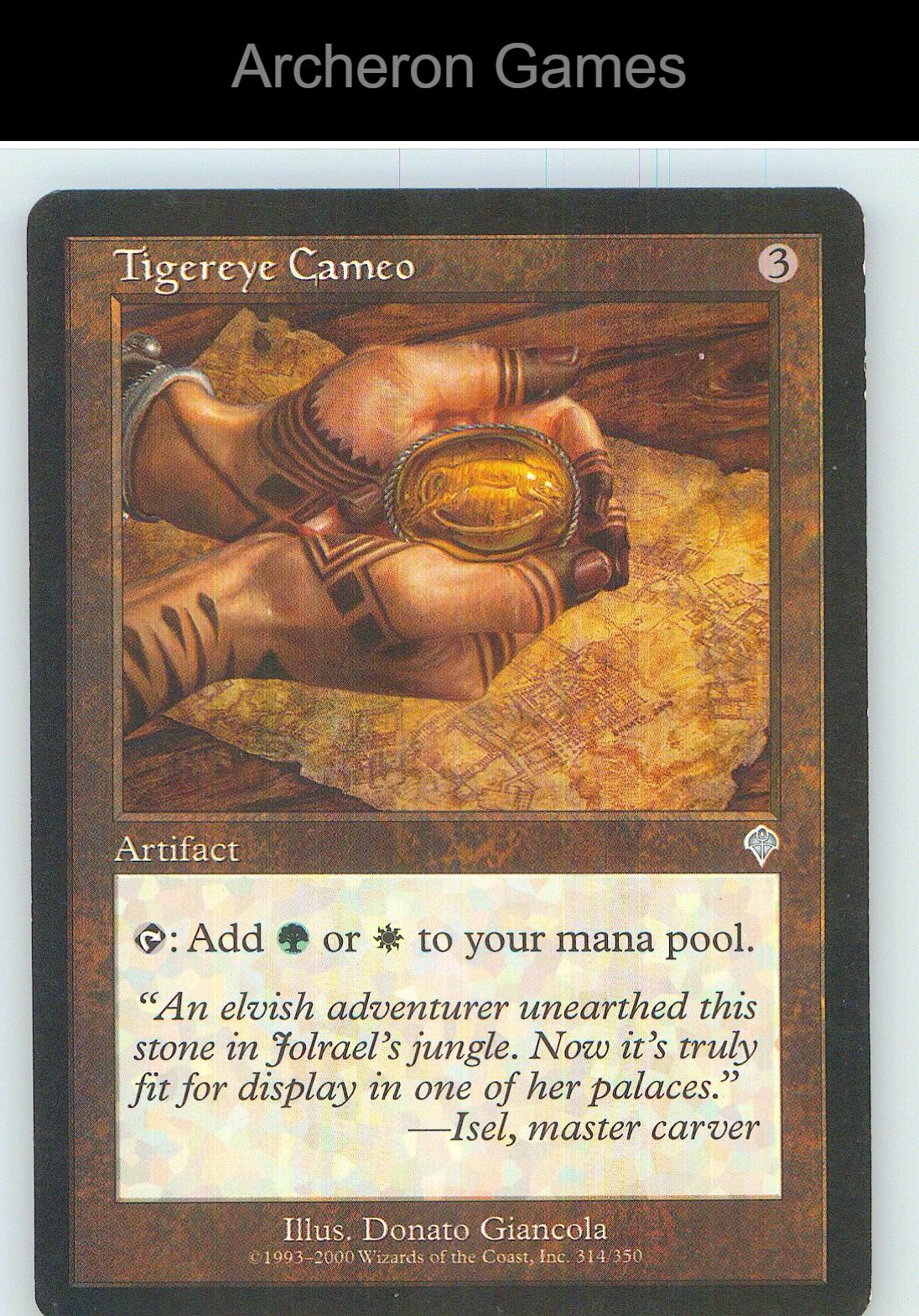 Tigereye Cameo INV 314 UC MTG Card NM/EX+
