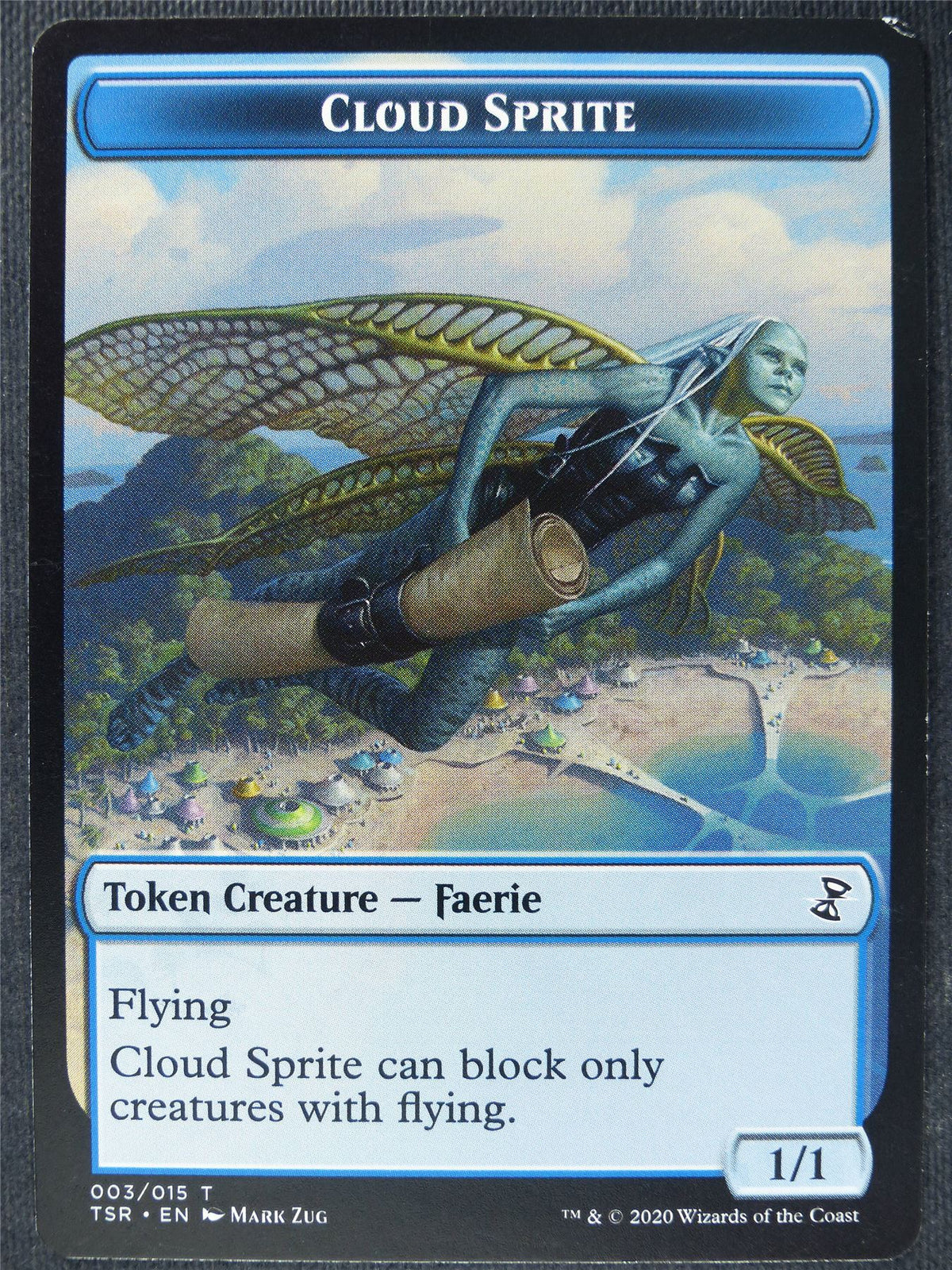 Cloud Sprite Token - Mtg Magic Cards #WC