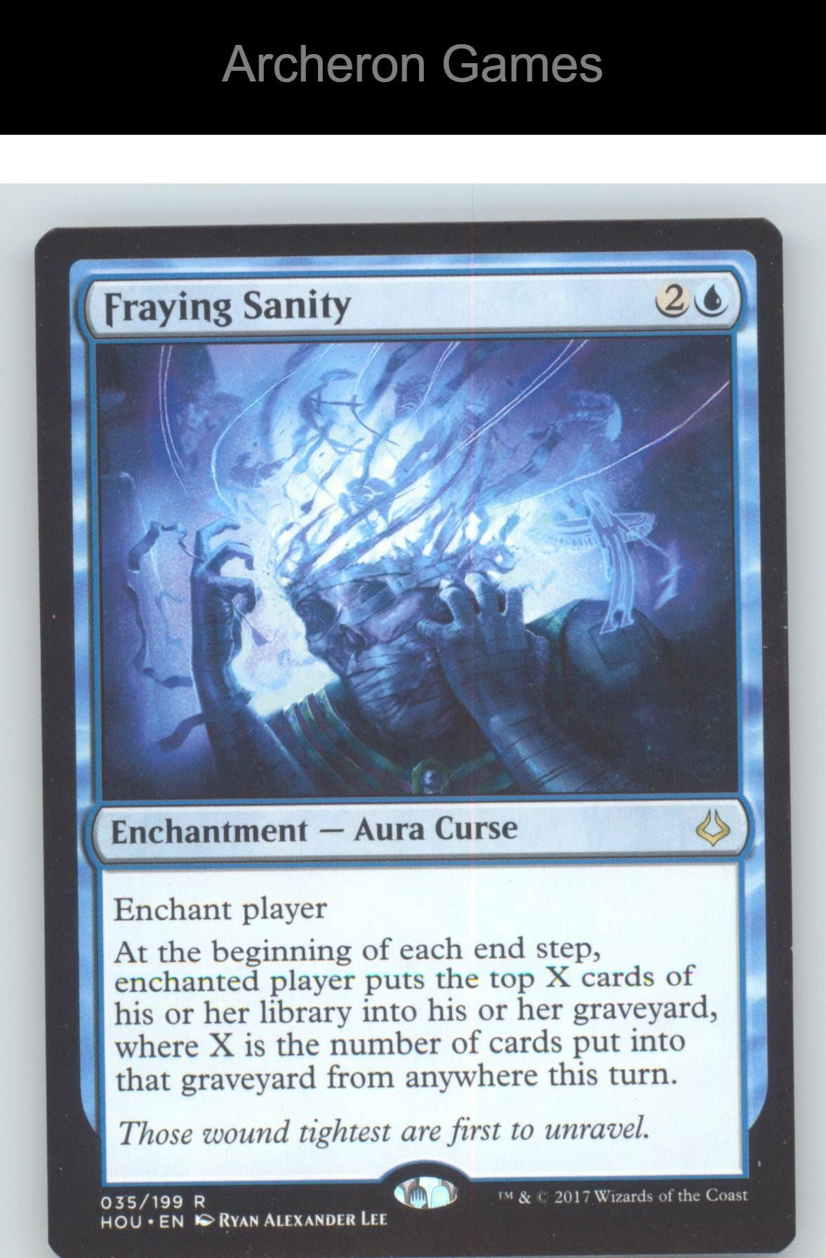 Fraying Sanity HOU 35 R MTG Card Hour of Devastation