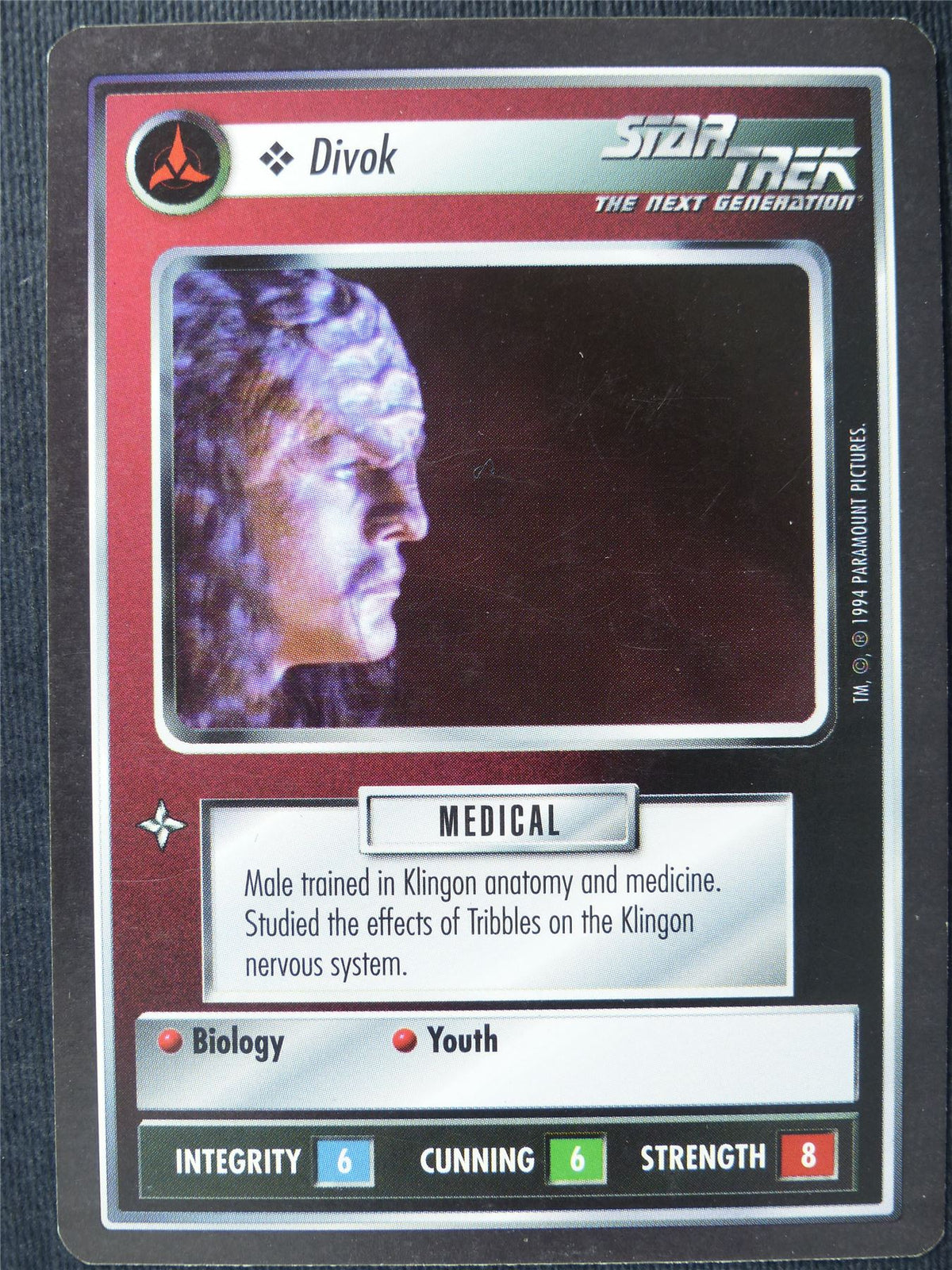 Divok - NG - Star Trek Cards #S3