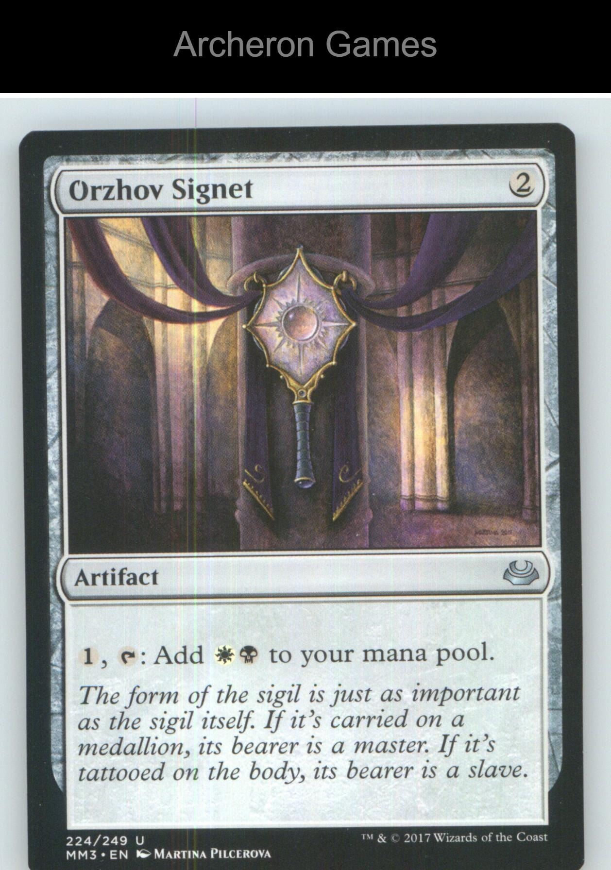 Orzhov Signet MM3 224 UC MTG Card NM/EX+