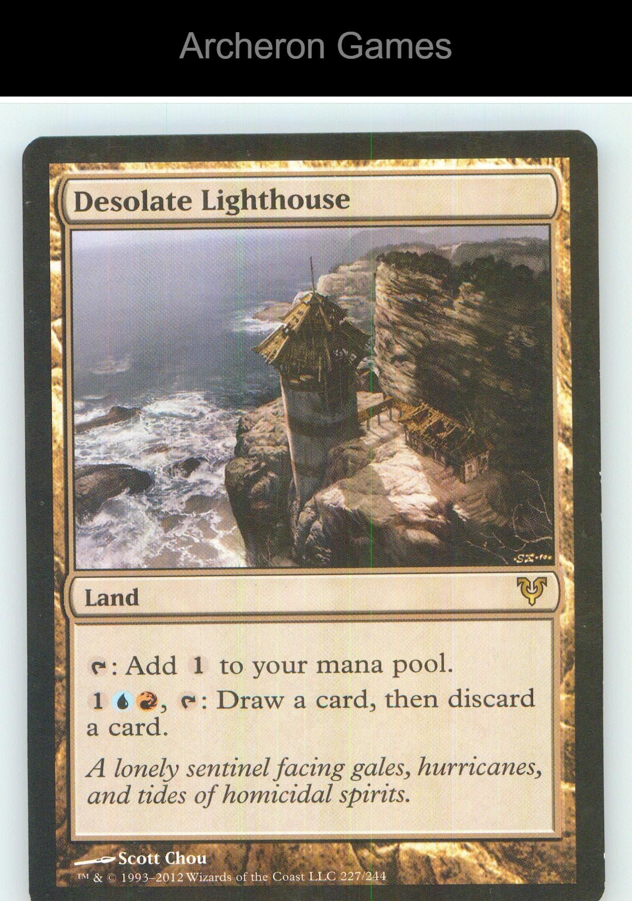 Desolate Lighthouse AVR 227 R MTG Card NM/EX+