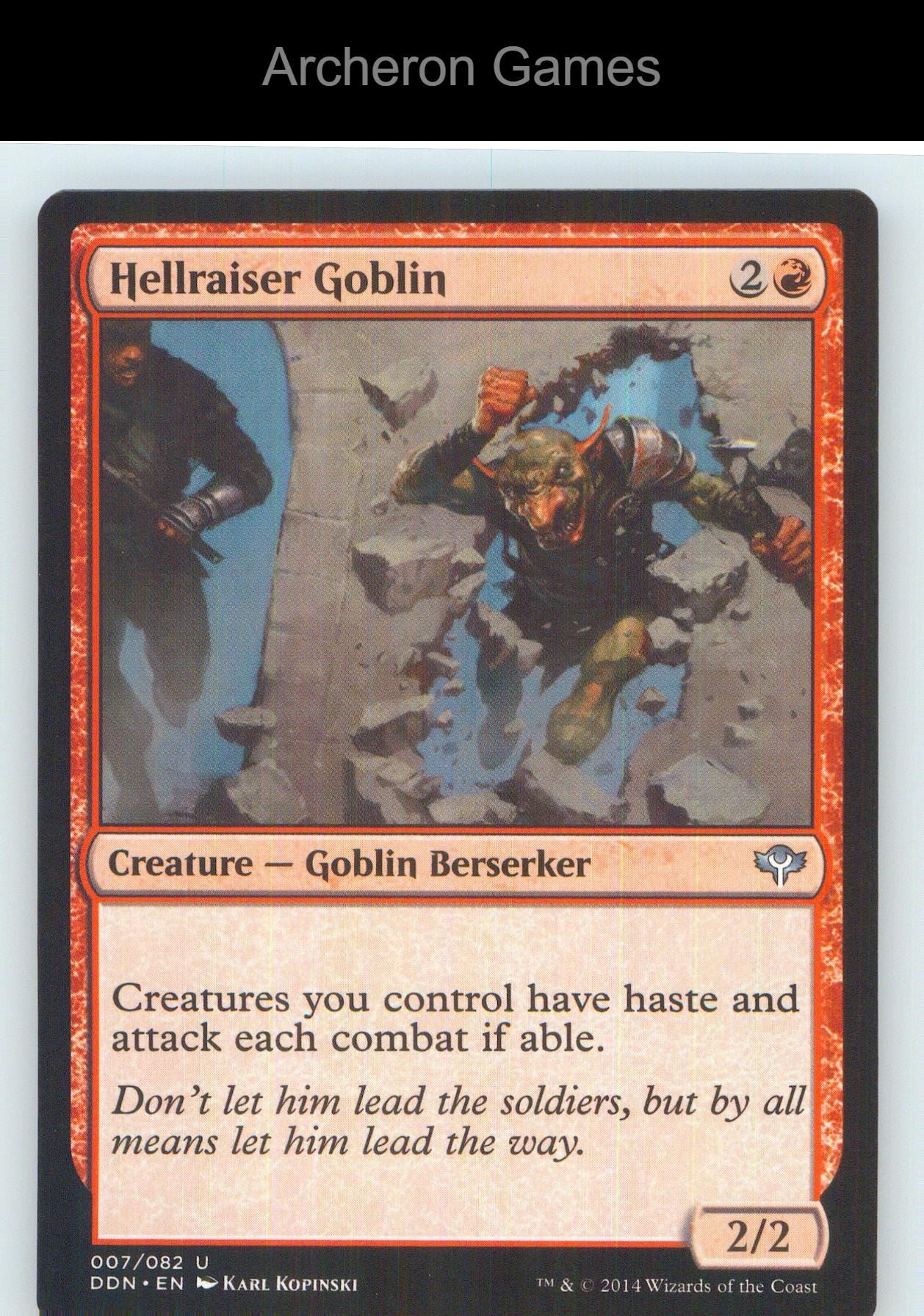Hellraiser Goblin DDF 7 UC MTG Card NM/EX+