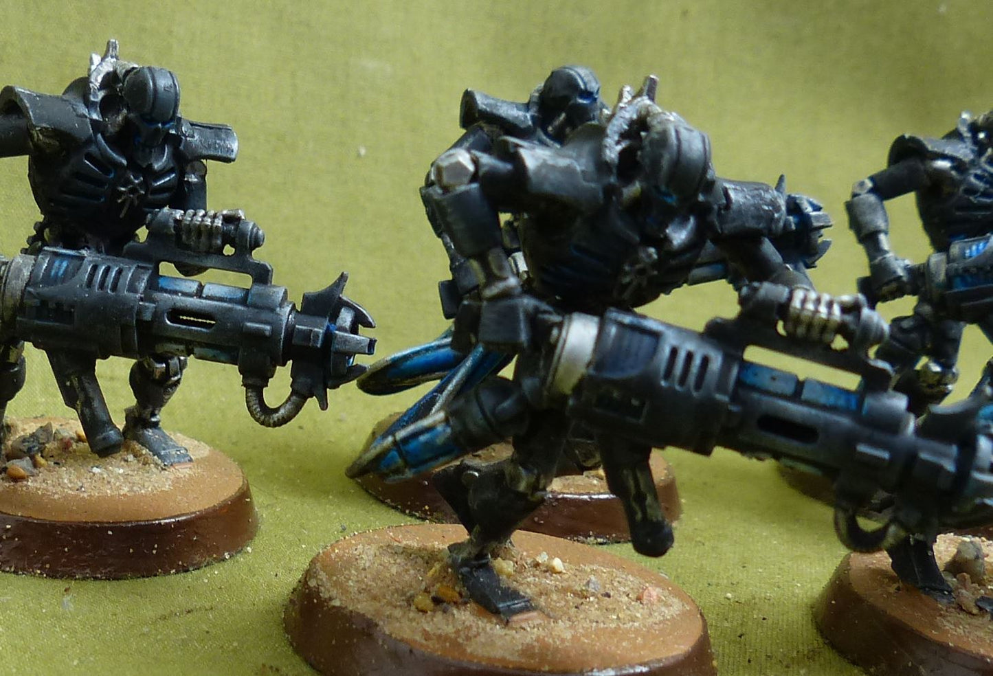 Immortals with Tesla Cannons painted - Necron - Warhammer 40K #506