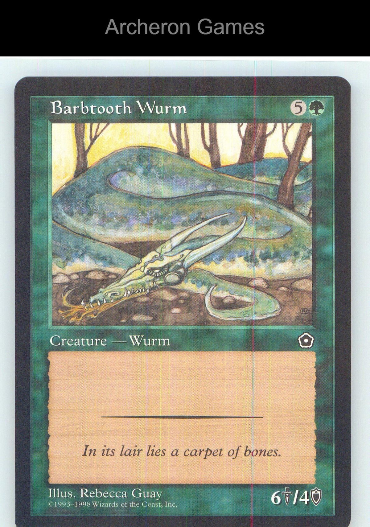 Barbtooth Wurm P02 C MTG Card NM/EX+