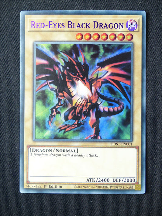 Red-Eyes Black Dragon LDS1 Ultra Rare Purple - 1st ed Yugioh Card #9L8