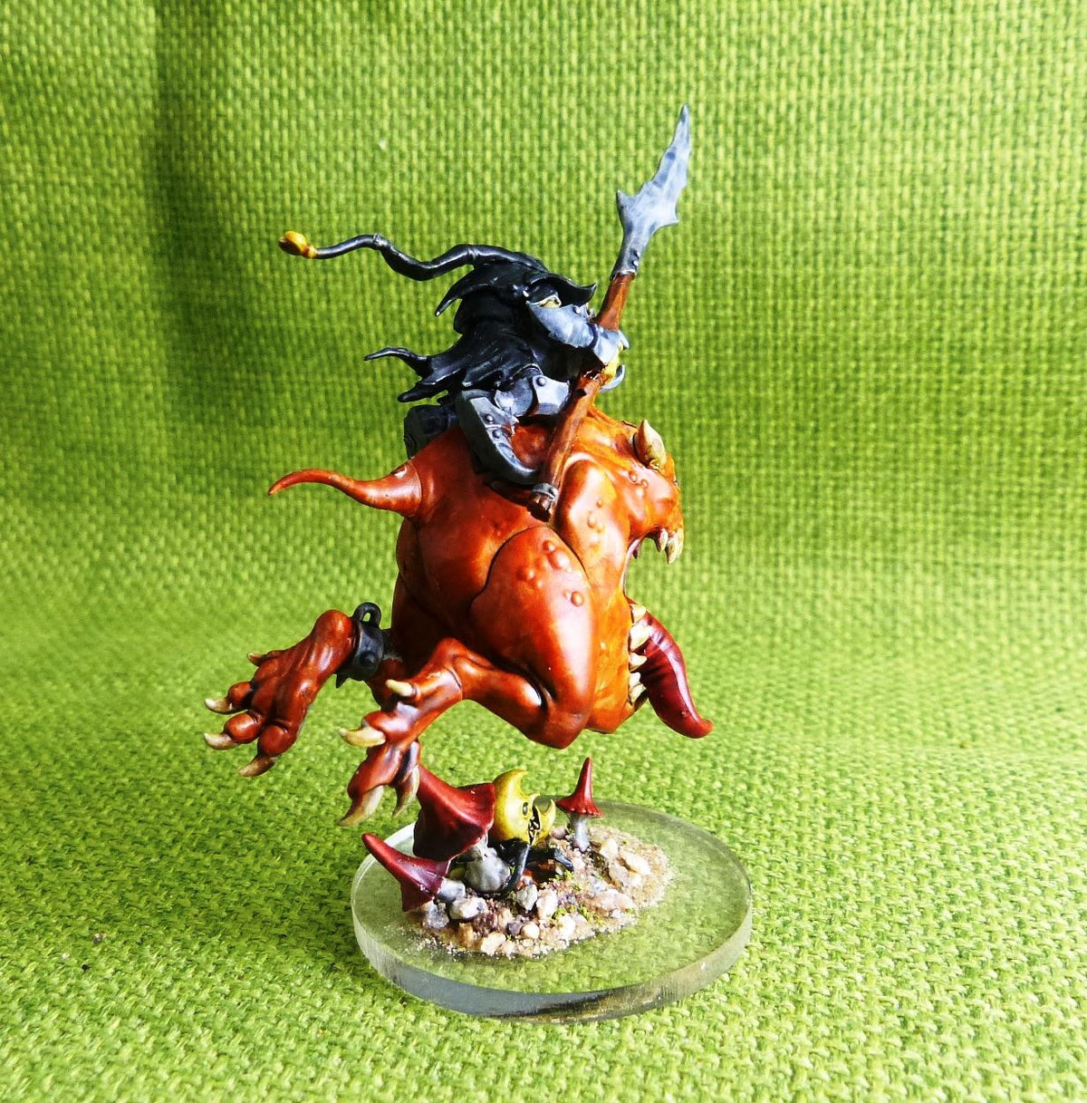 Loonboss on Giant Cave Squig - Orks - Warhammer AoS 40k #I