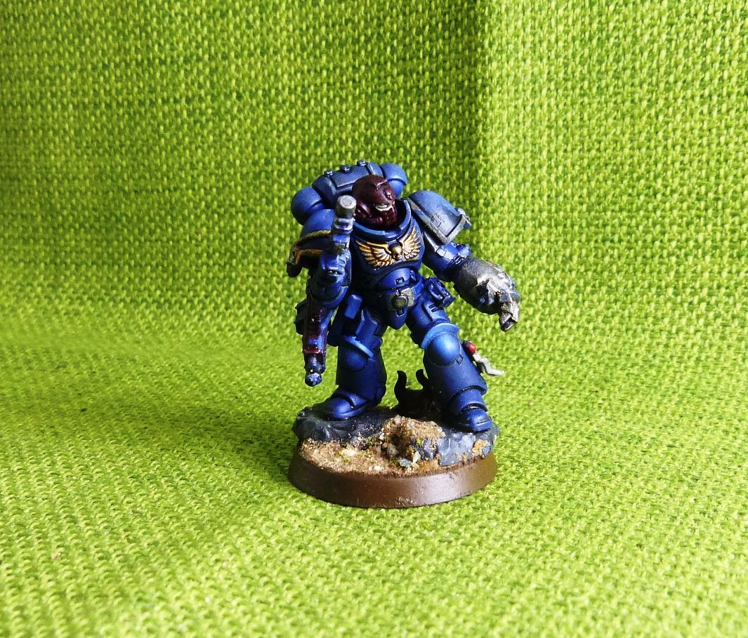 Coverted Lieutenant - Painted - Space Marines - Warhammer AoS 40k #HJ