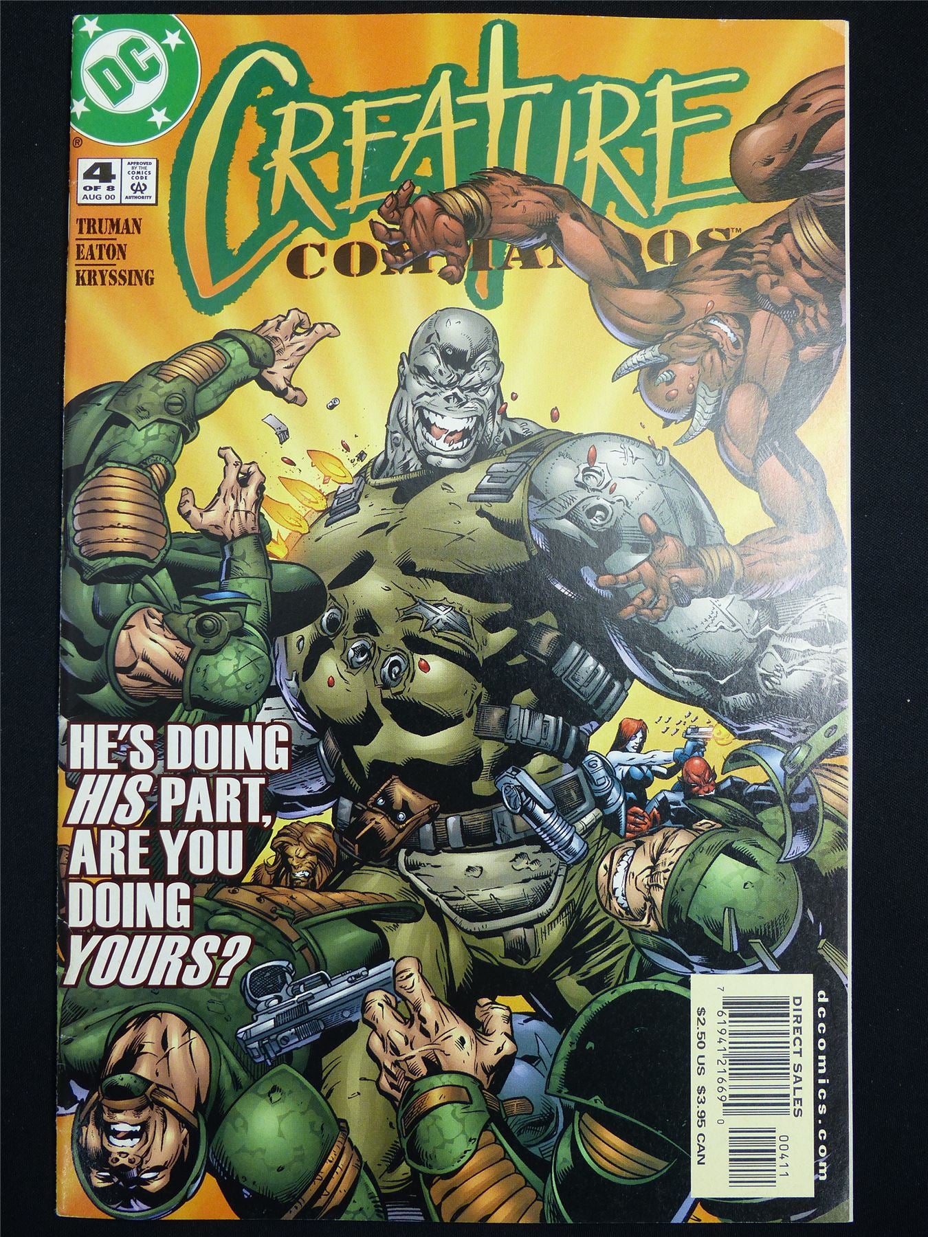 CREATURE Commandos #4 Cvr A - DC Comic #3VD