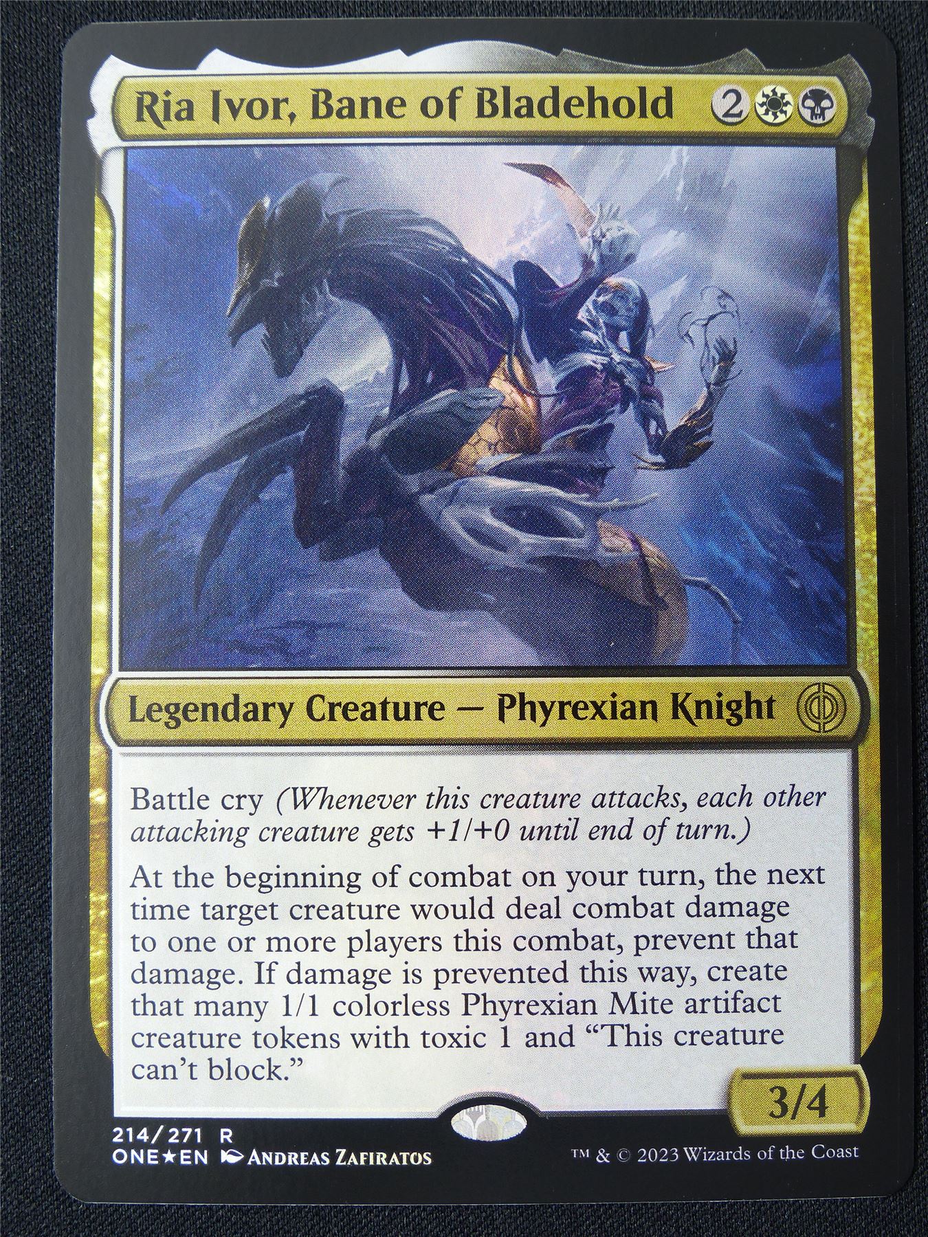 bane mtg card Ria Ivor Bane of Bladehold Foil - ONE