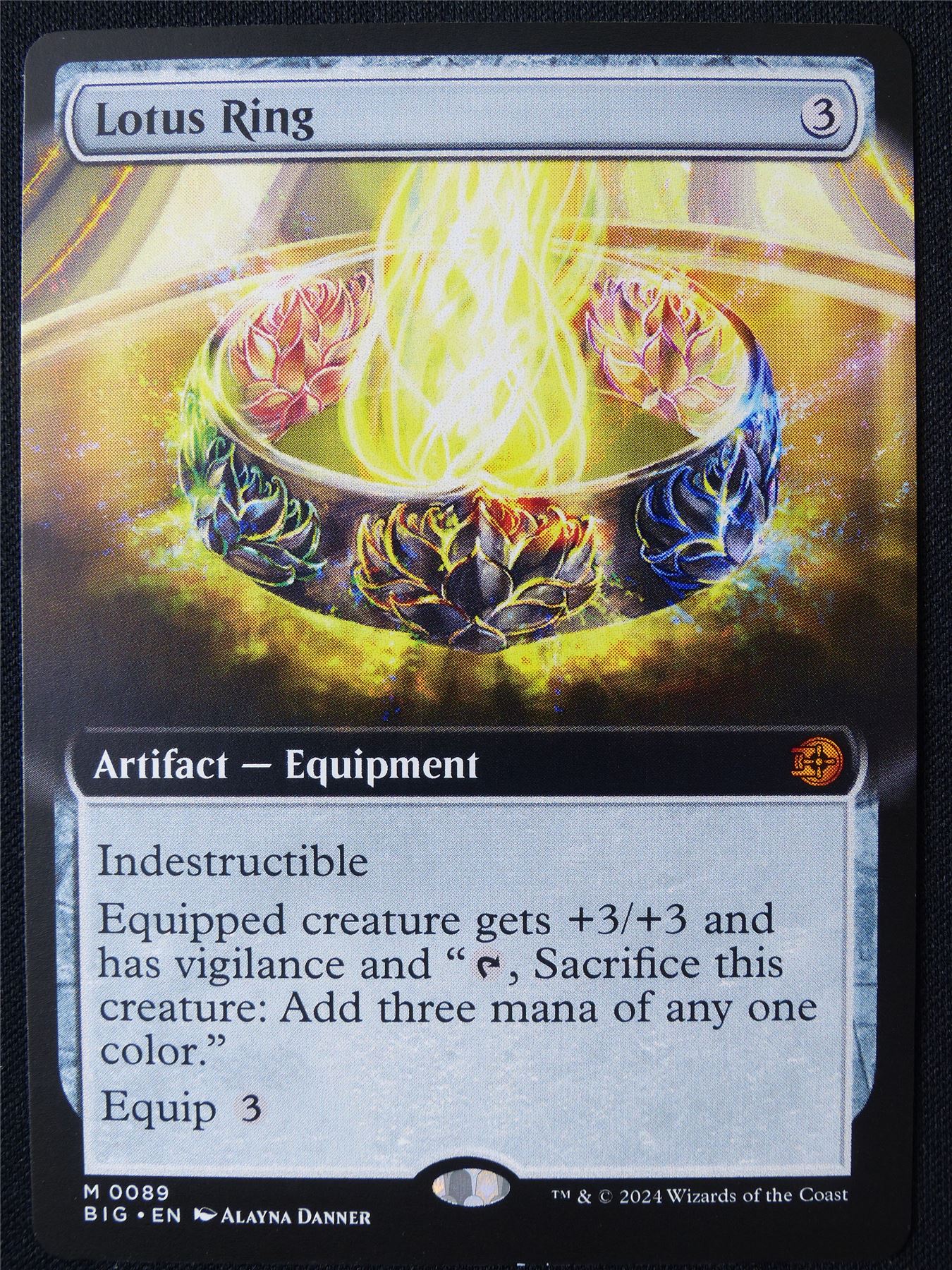 Lotus Ring Extended Art - BIG - Mtg Card #1EC