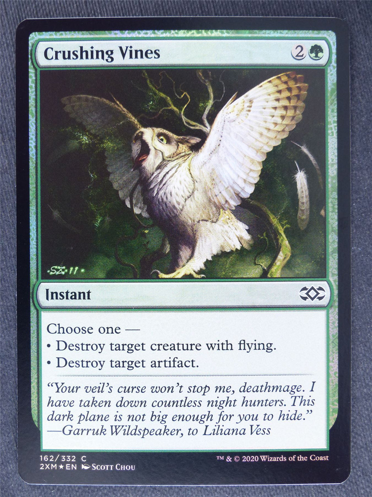 Crushing Vines Foil - Mtg Magic Cards #IK