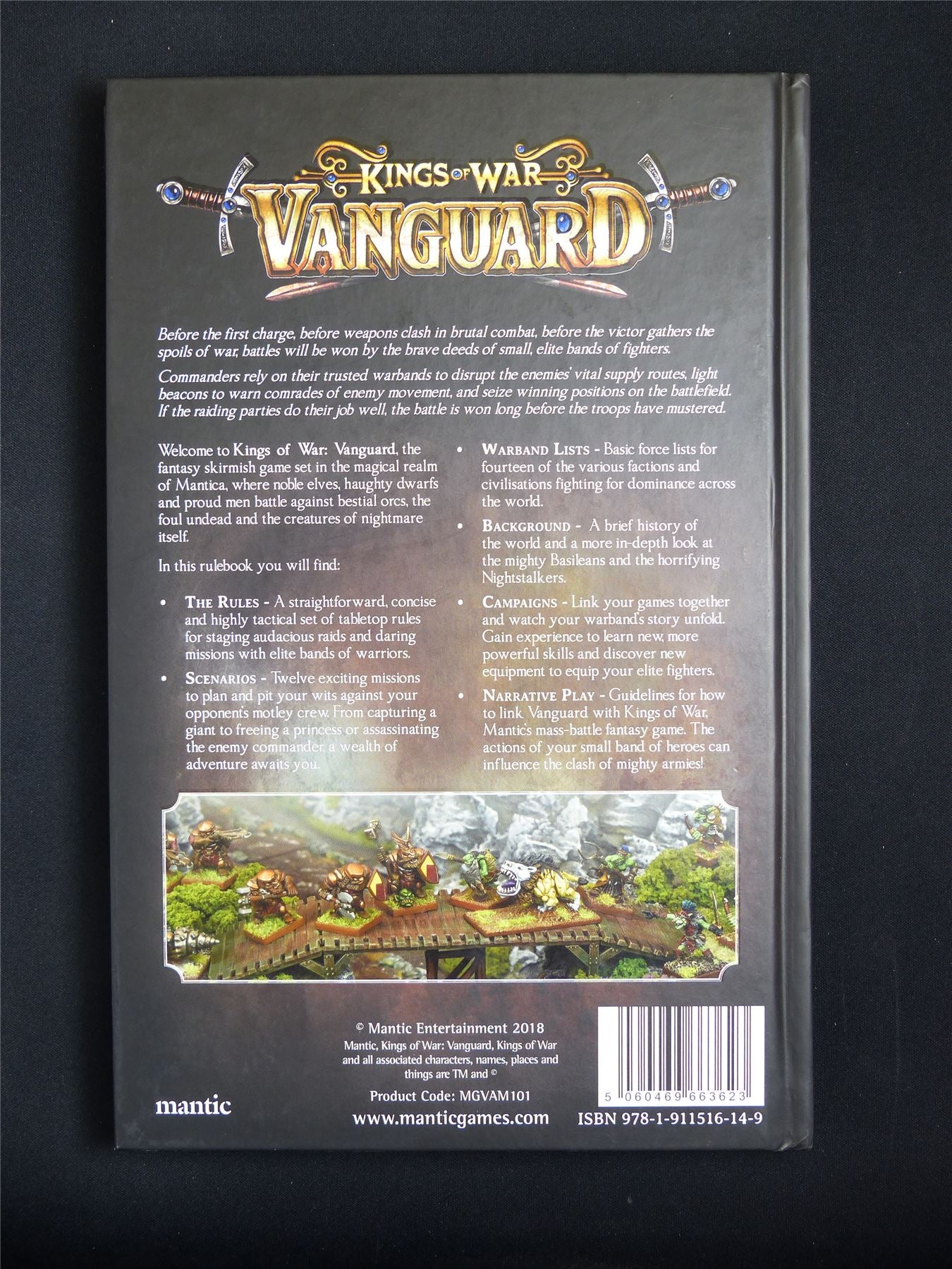 Kings of War: Vanguard Rulebook - Hardback #1FZ