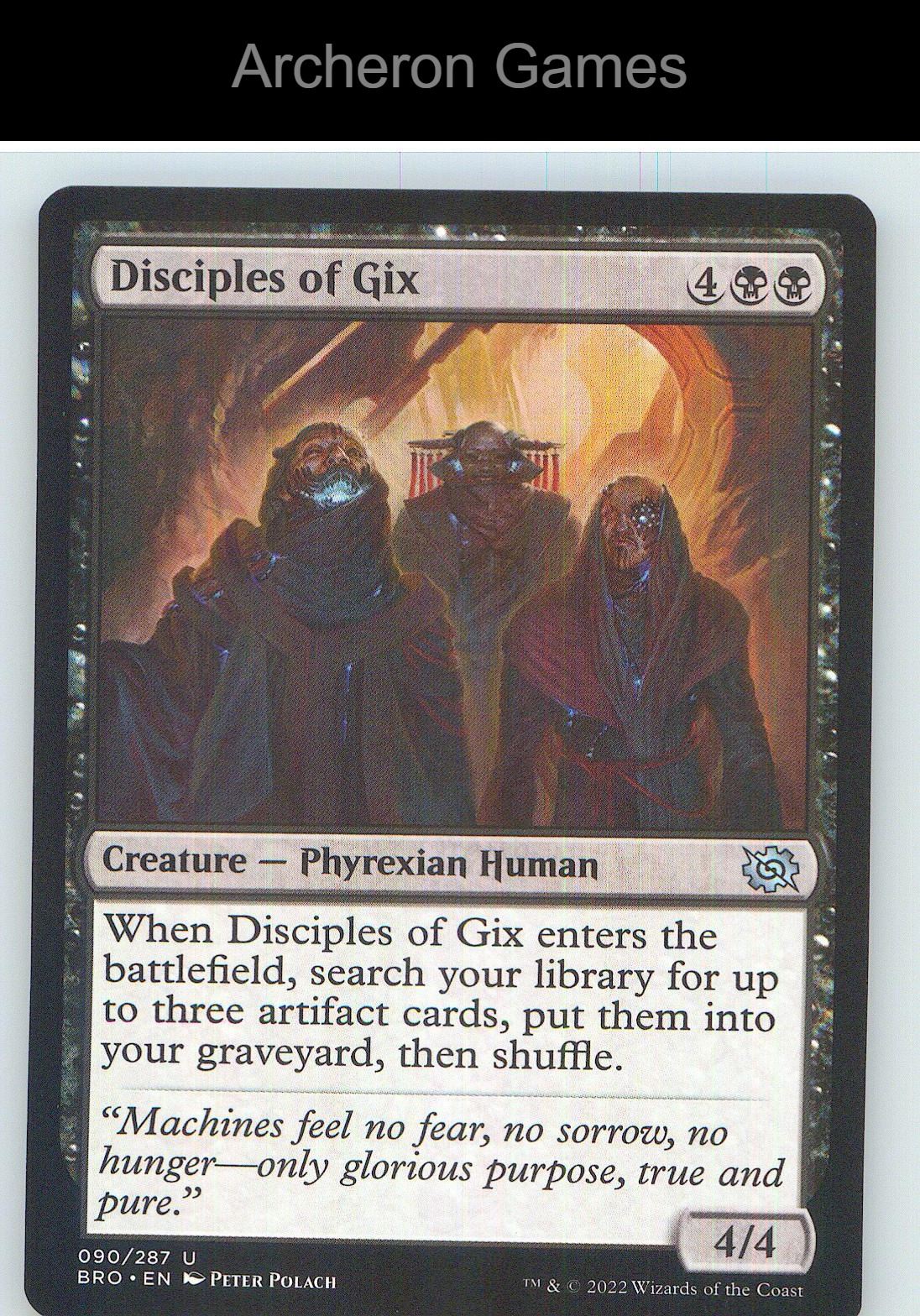 Disciples of Gix BRO 90 UC MTG Card NM/EX+