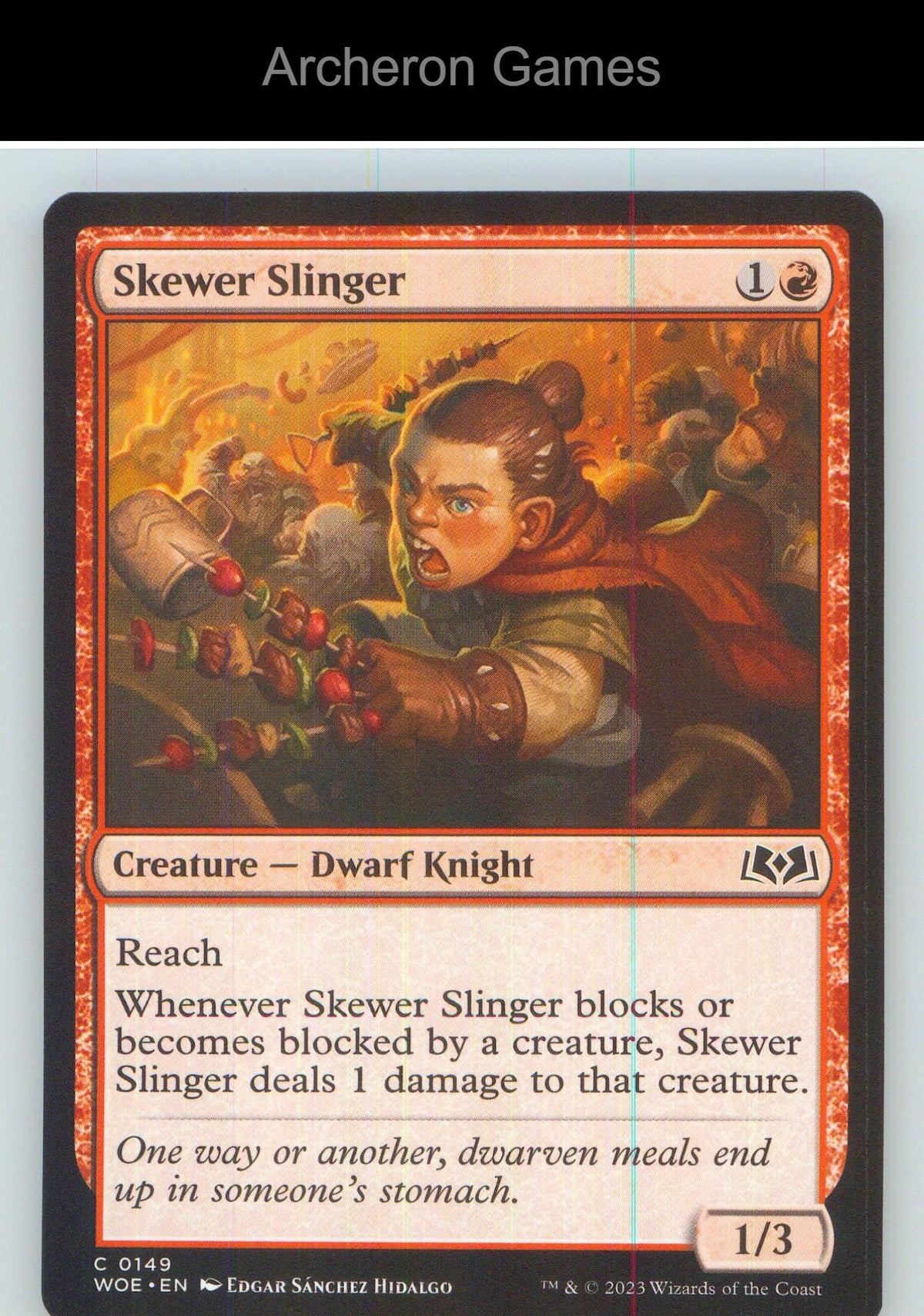 Skewer Slinger WOE 149 C MTG Card NM/EX+