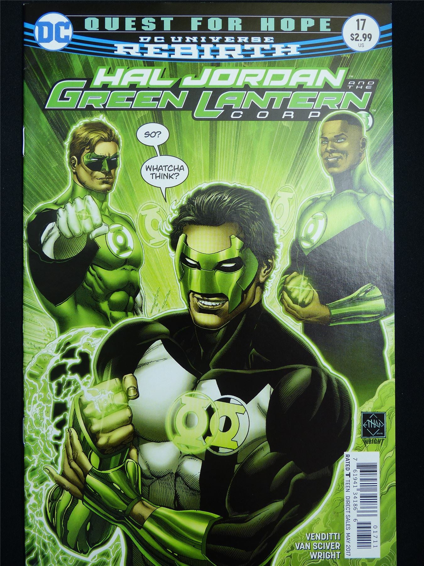 Hal Jordan and the GREEN Lantern Corp #17 Rebirth - DC Comic #3UQ