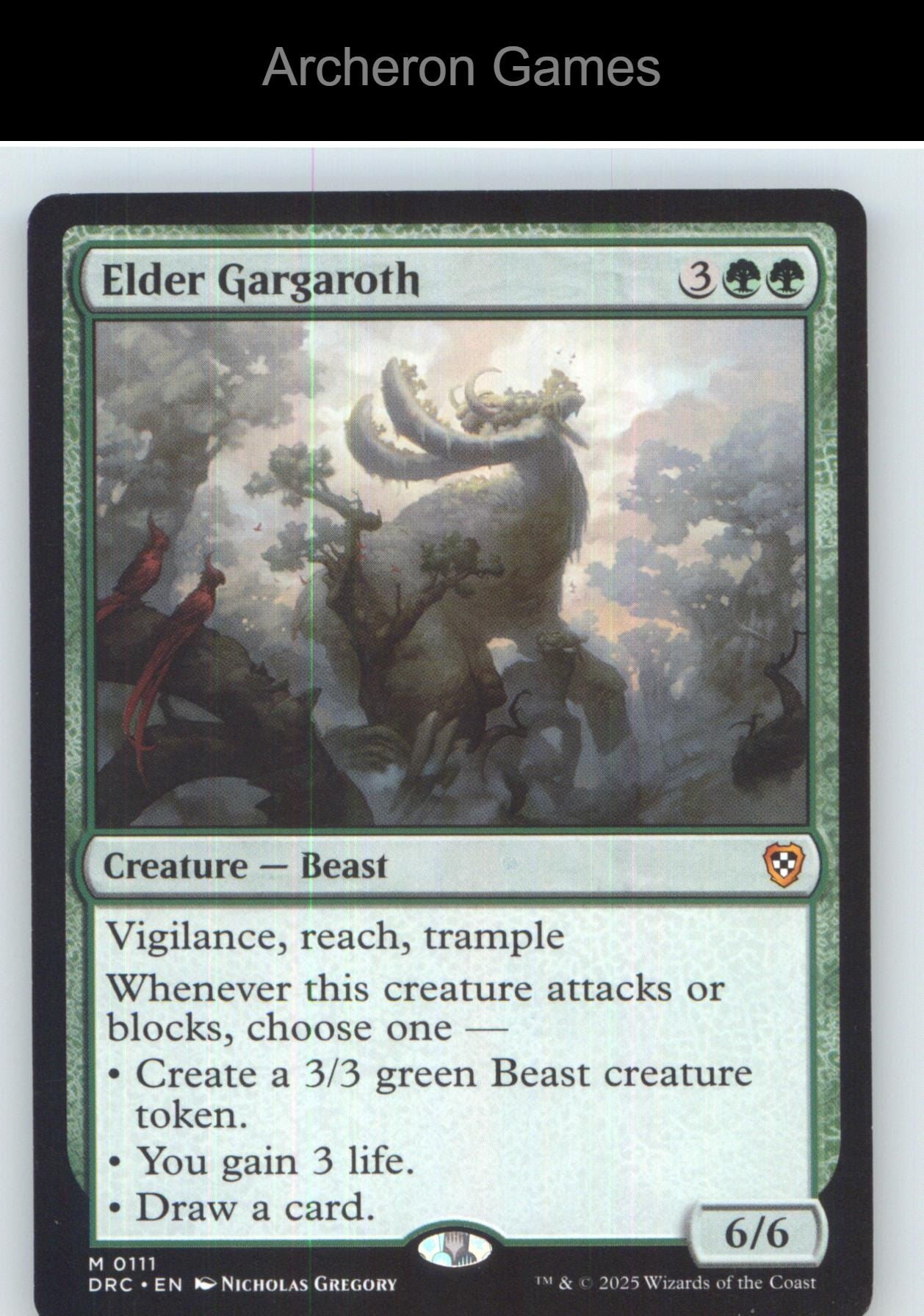 Elder Gargaroth 111 Mythic MTG Card NM/EX+