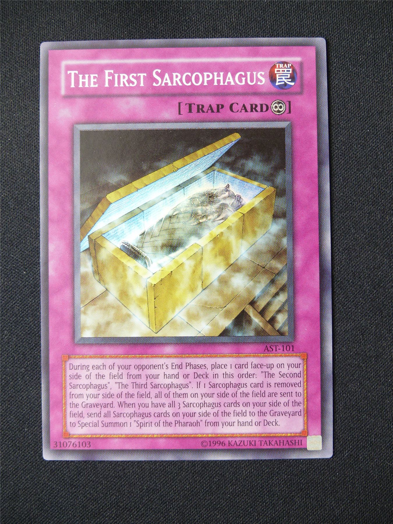 The First Sarcophagus AST Super Rare - Yugioh Card #1SA