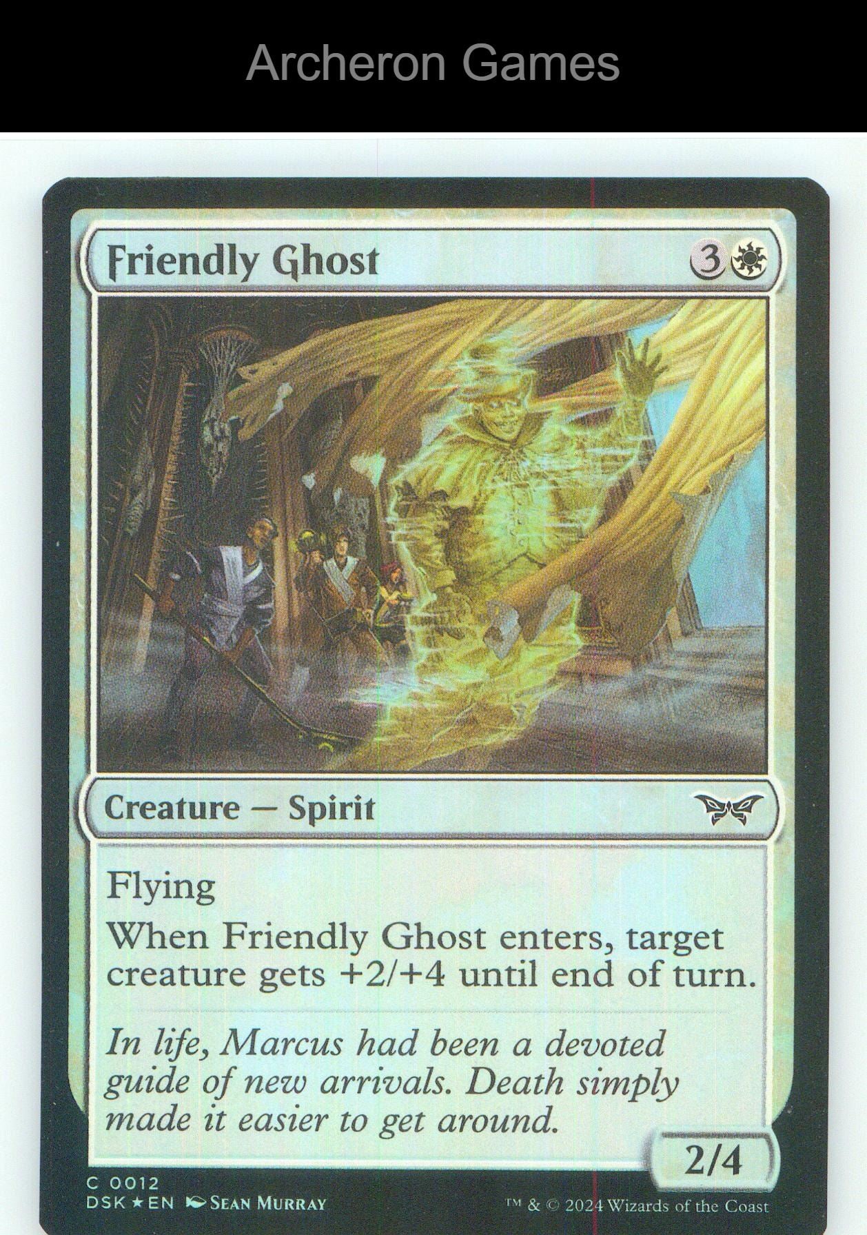 Friendly Ghost DSK 12 C MTG Card NM/EX+ Foil
