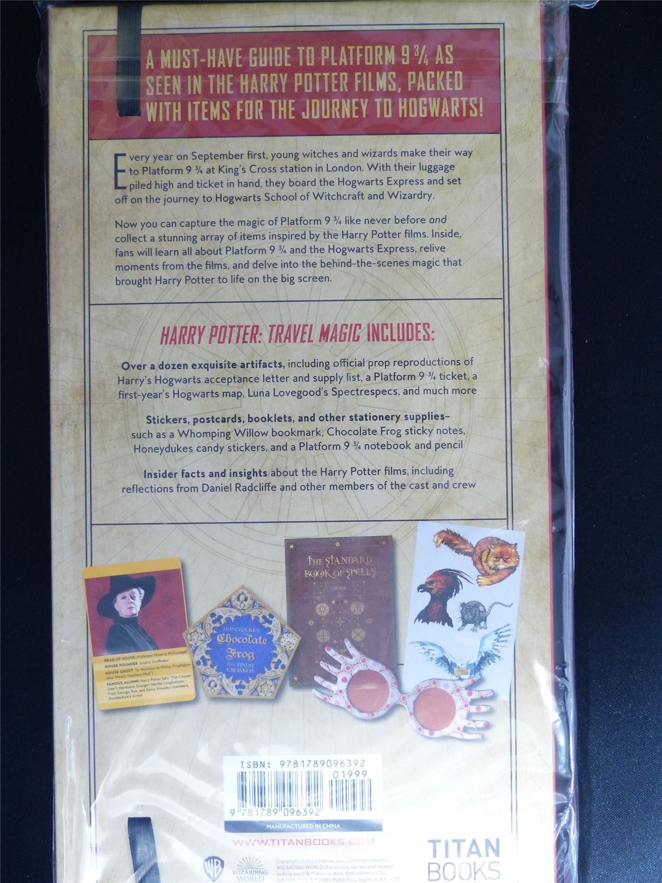 Harry Potter Travel Magic Activity Book - Titan Novel Book Hardback #AG