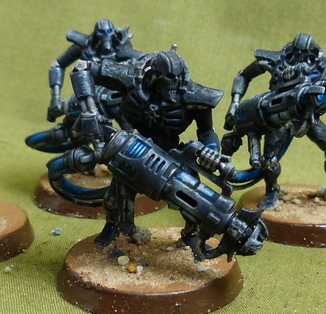Immortals with Tesla Cannons painted - Necron - Warhammer 40K #506