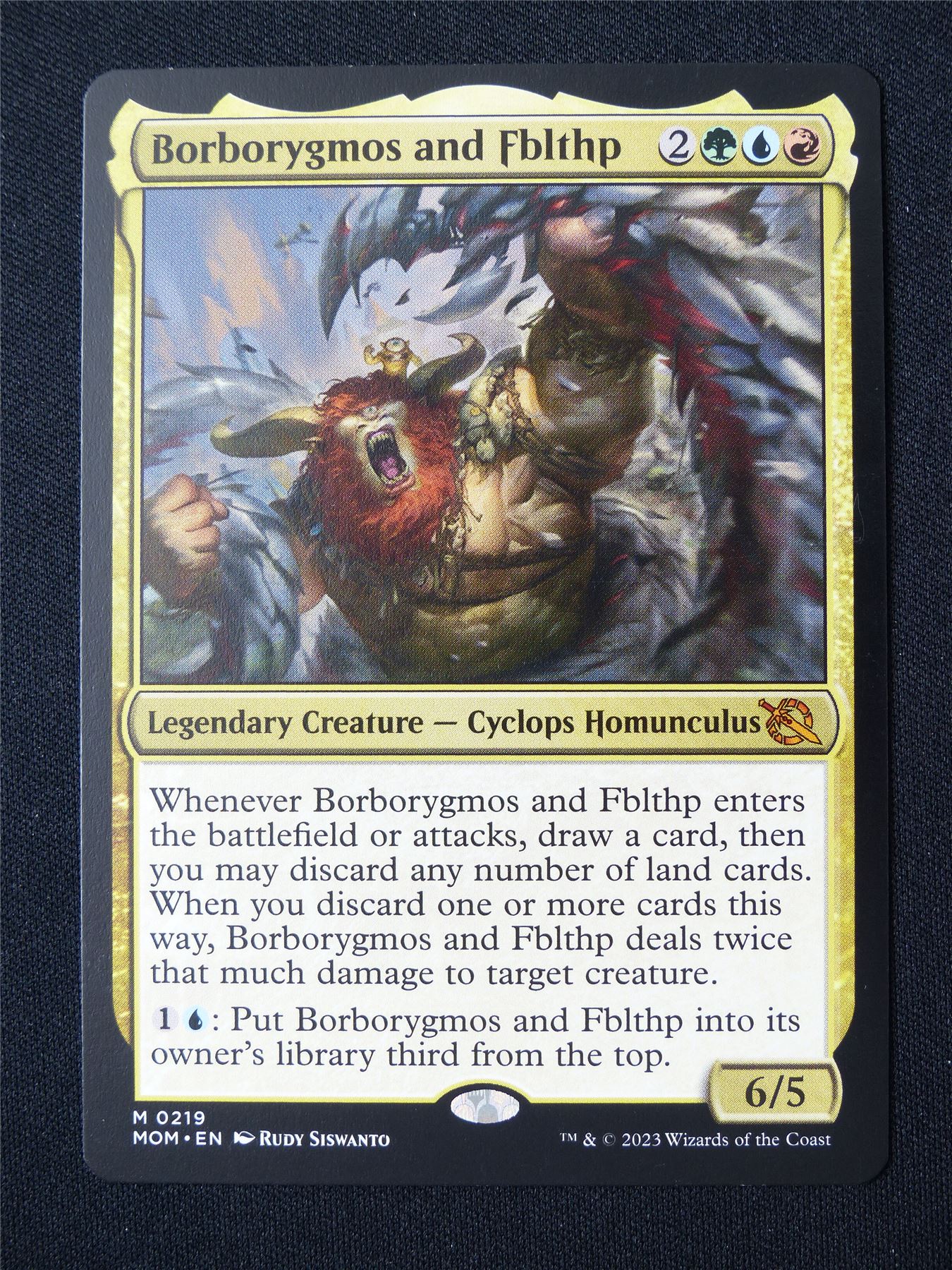 Borborygmos and Fblthp - MOM - Mtg Card #4RY