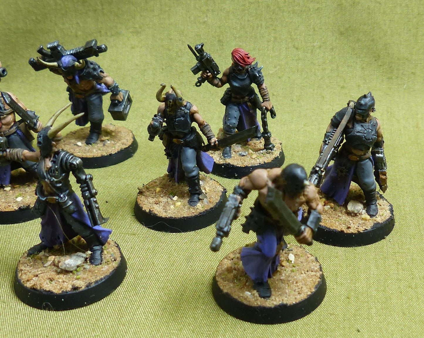 Chaos Cultists painted - Chaos Space Marines - Warhammer 40K #17J